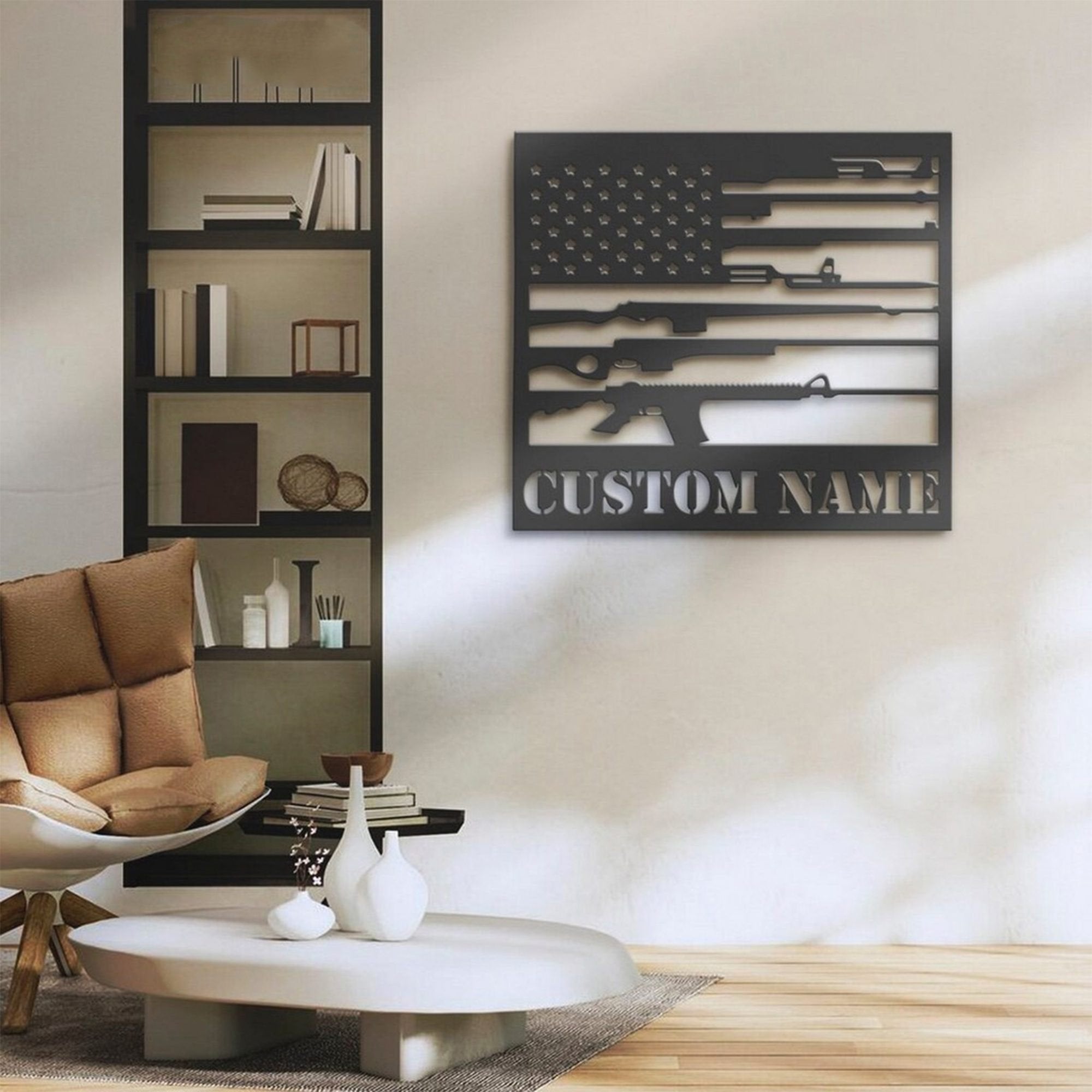 Premium Custom US Veteran Metal Signs VPVC901013, Gifts For US Veteran