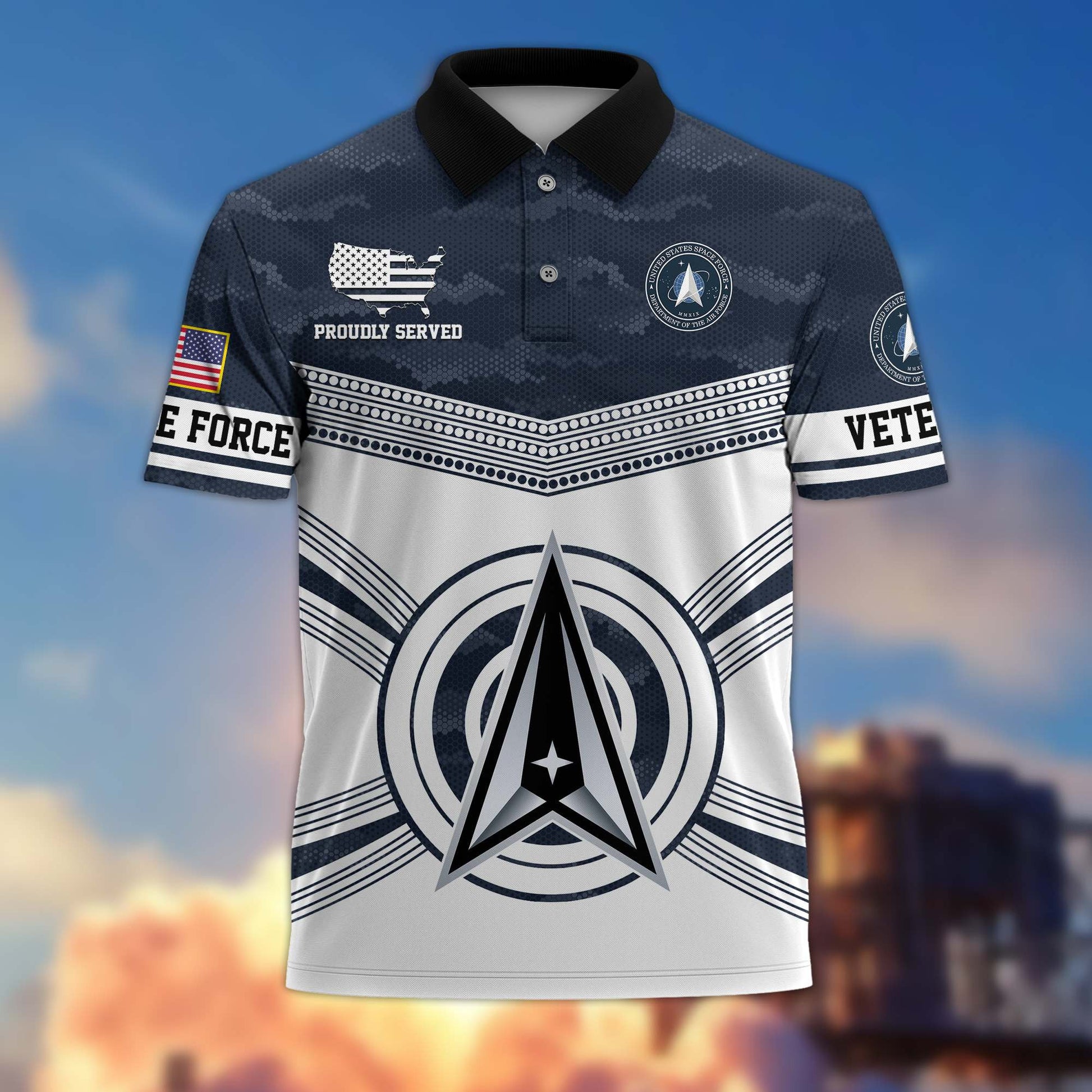 Premium US Veterans Polo Shirt BPVC070301, Gifts For US Veterans, Gifts On Father's Day, Independence Day, Armed Forces Day, Veterans Day.