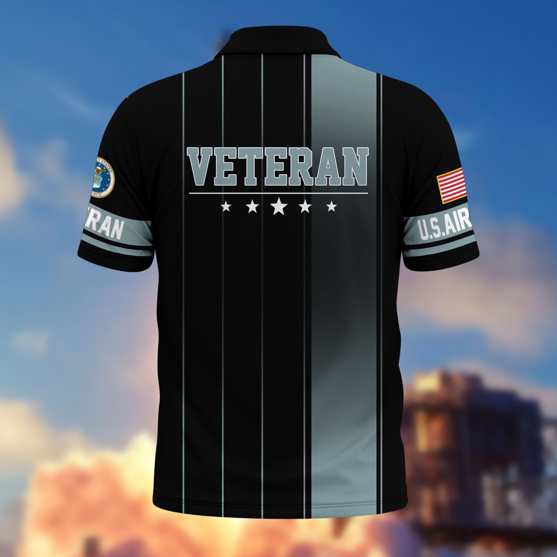 Premium US Veterans Polo Shirt BPHN080311, Gifts For US Veterans, Gifts On Father's Day, Independence Day, Armed Forces Day, Veterans Day.