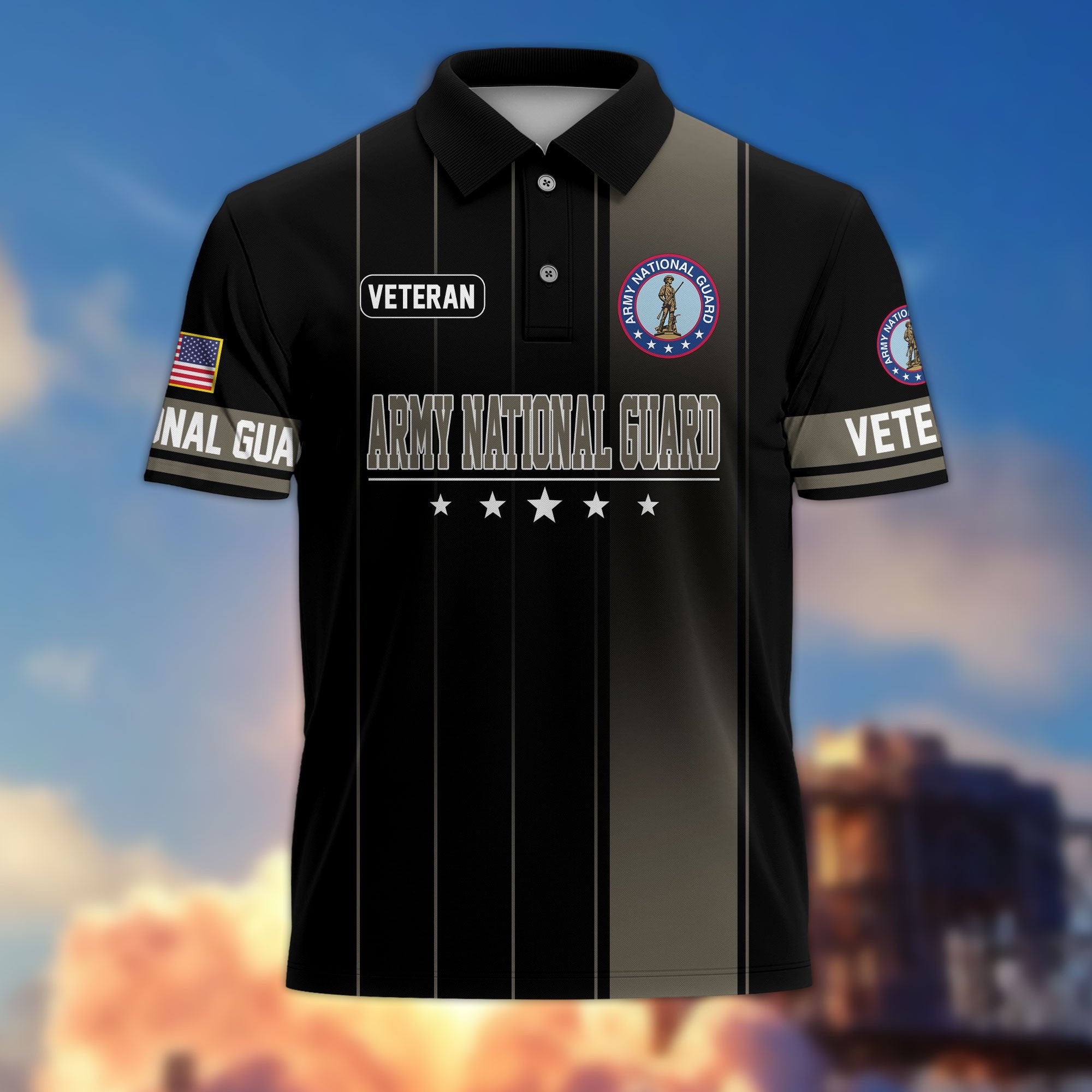 Premium US Veterans Polo Shirt BPHN080311, Gifts For US Veterans, Gifts On Father's Day, Independence Day, Armed Forces Day, Veterans Day.