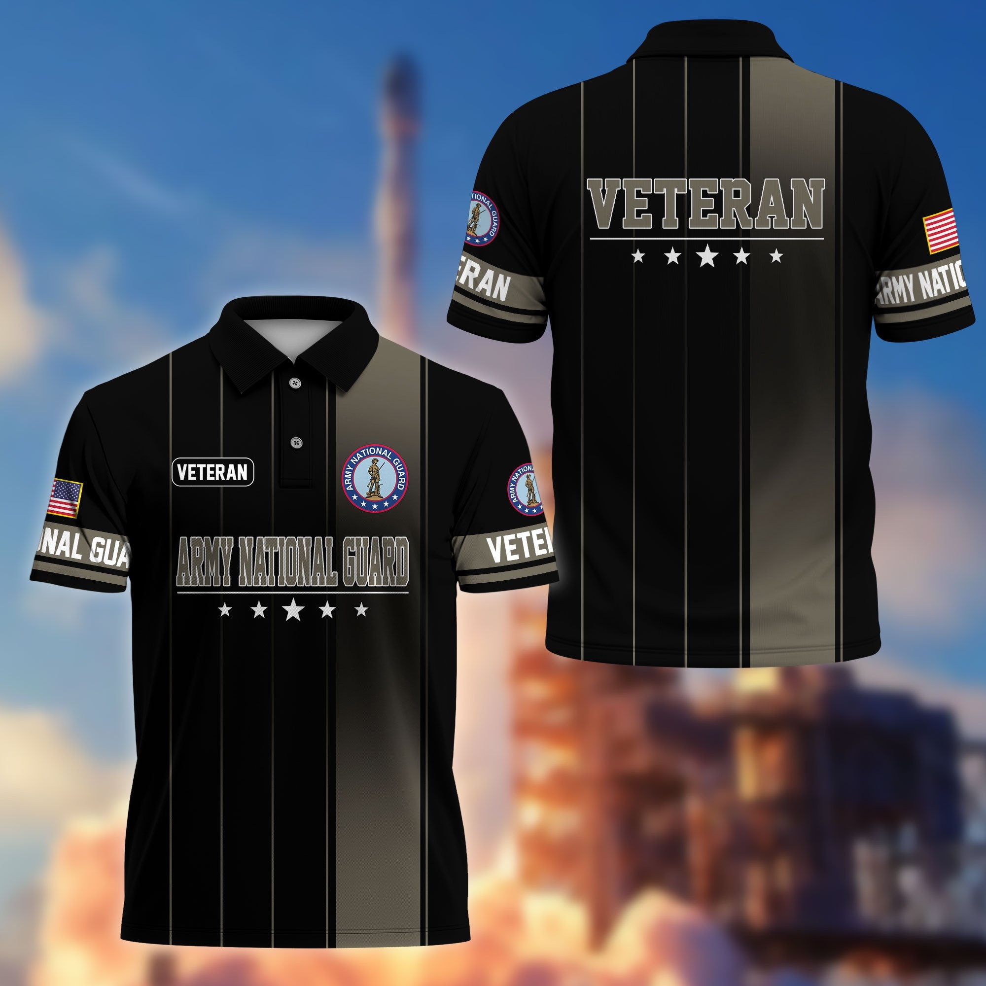 Premium US Veterans Polo Shirt BPHN080311, Gifts For US Veterans, Gifts On Father's Day, Independence Day, Armed Forces Day, Veterans Day.