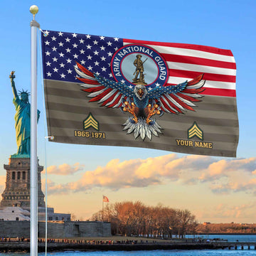 Premium Custom US Army National Guard Grommet Flag VPVC109008, Gifts For Army National Guard Veteran, Gifts For Dad, For Husband, Best Gifts On Father's Day, Armed Forces Day, Independence Day, Veterans Day.