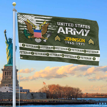 Premium Custom US Army Grommet Flag VPVC109201, Gifts For Army Veteran, Best Gifts On Father's Day, Armed Forces Day, Independence Day, Veterans Day.