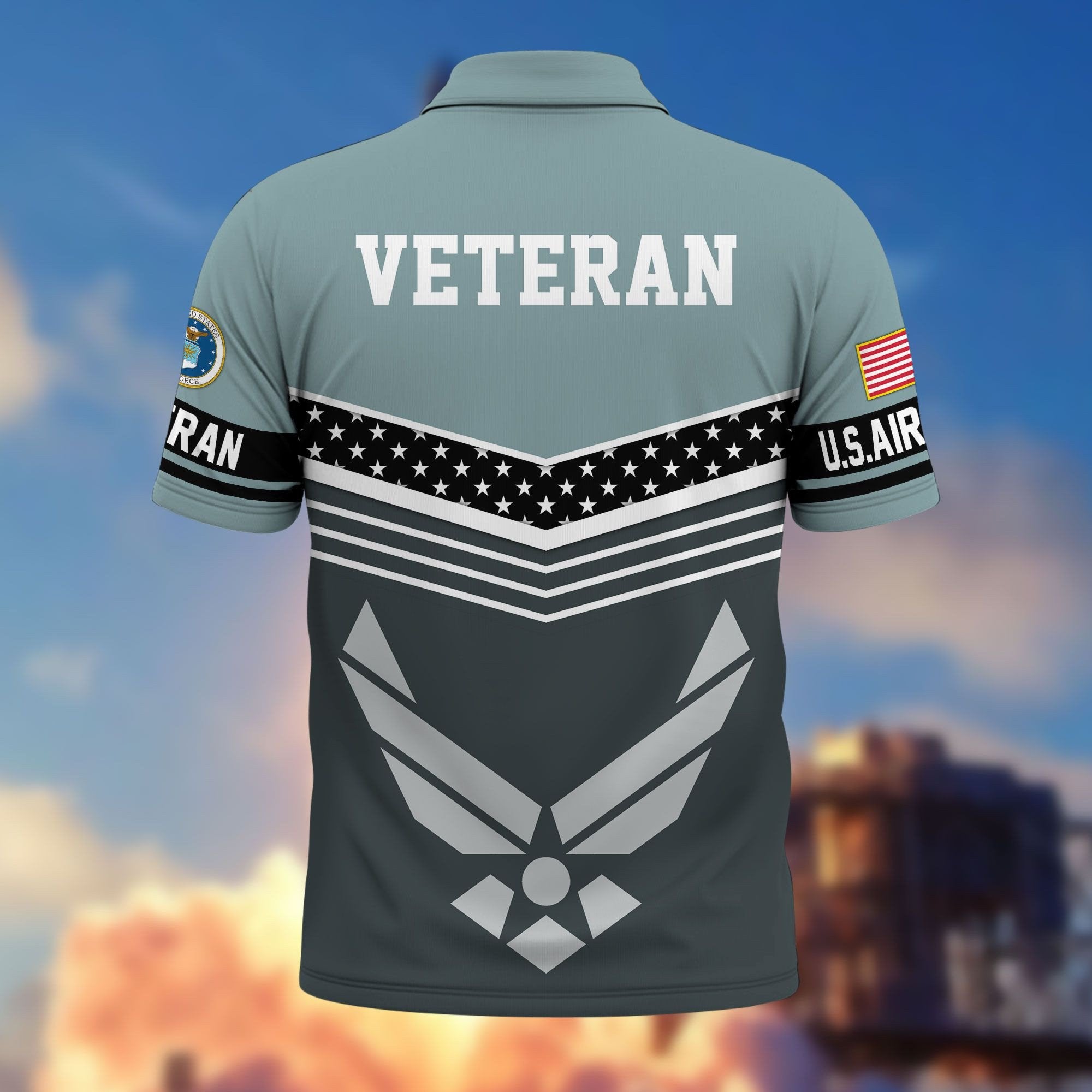 Premium US Veterans Polo Shirt BPHN060311, Gifts For US Veterans, Gifts For Dad, For Husband, Best Gifts On Father's Day, Armed Forces Day, Independence Day, Veterans Day.