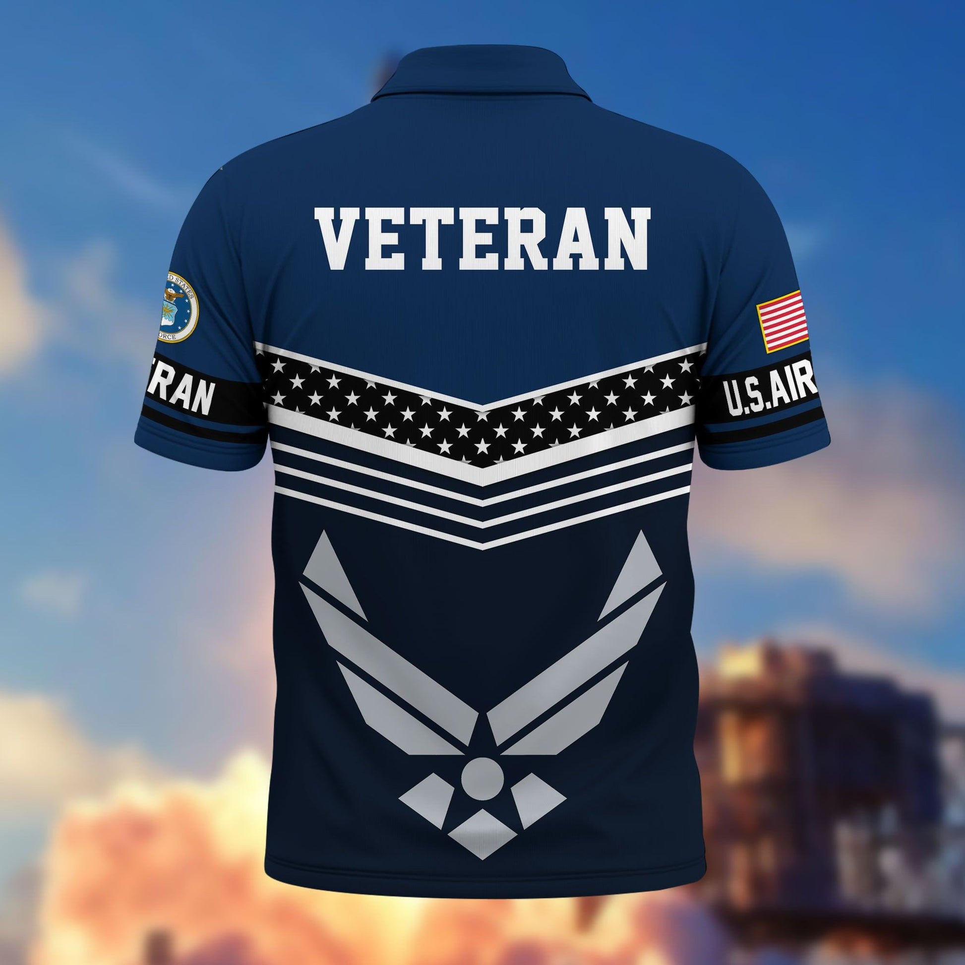 Premium US Veterans Polo Shirt BPHN060311, Gifts For US Veterans, Gifts For Dad, For Husband, Best Gifts On Father's Day, Armed Forces Day, Independence Day, Veterans Day.