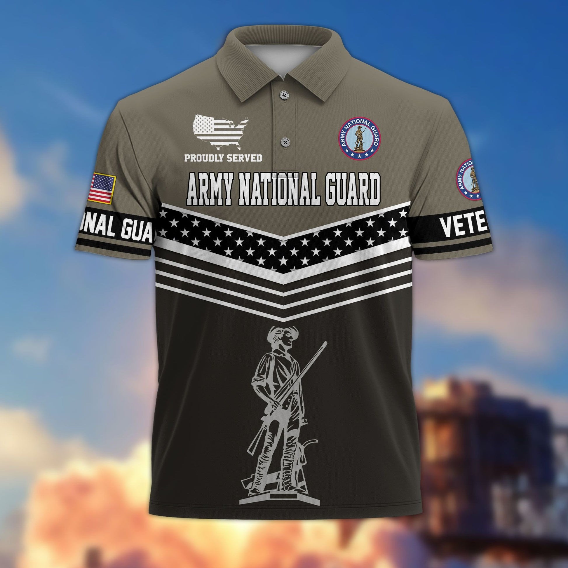Premium US Veterans Polo Shirt BPHN060311, Gifts For US Veterans, Gifts For Dad, For Husband, Best Gifts On Father's Day, Armed Forces Day, Independence Day, Veterans Day.