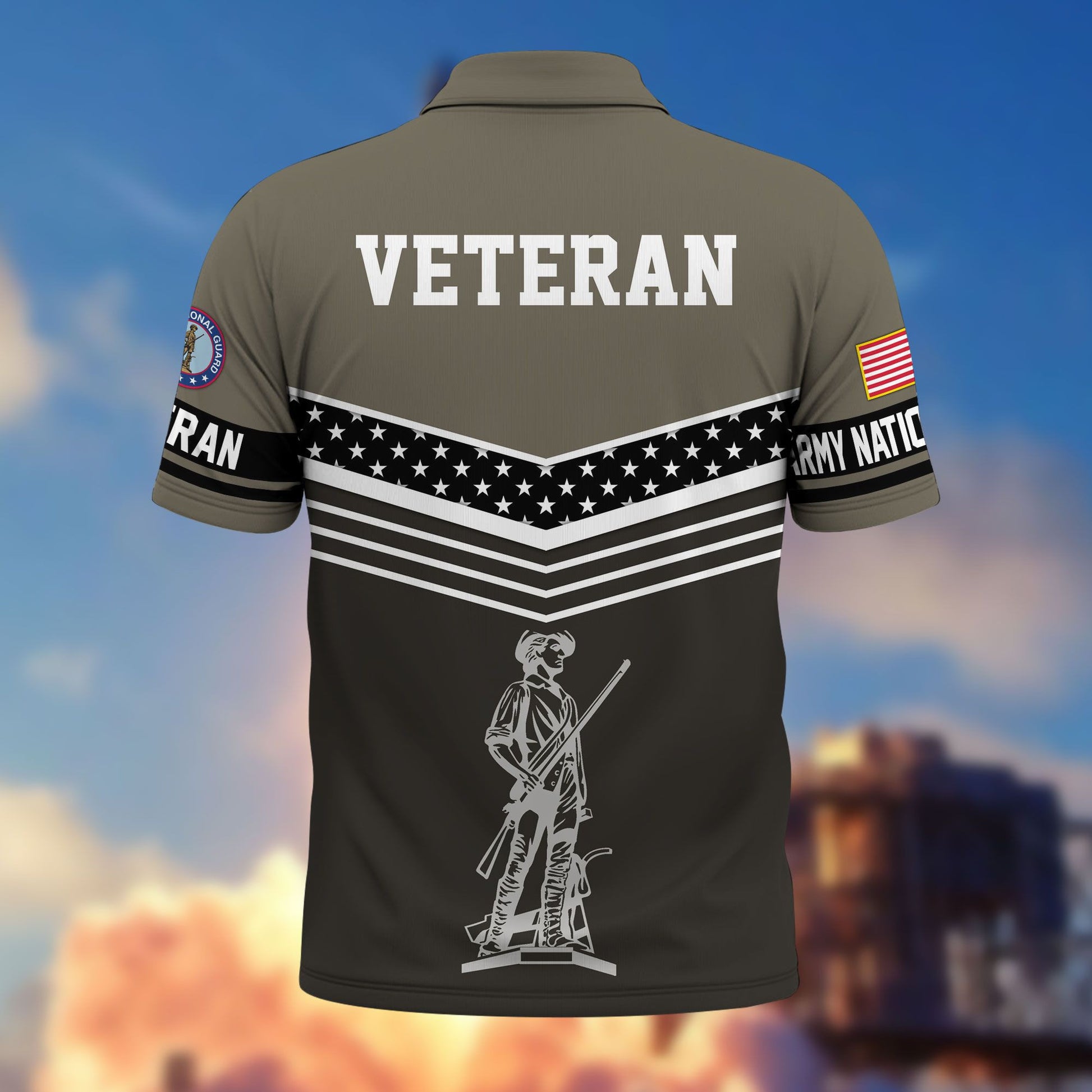 Premium US Veterans Polo Shirt BPHN060311, Gifts For US Veterans, Gifts For Dad, For Husband, Best Gifts On Father's Day, Armed Forces Day, Independence Day, Veterans Day.