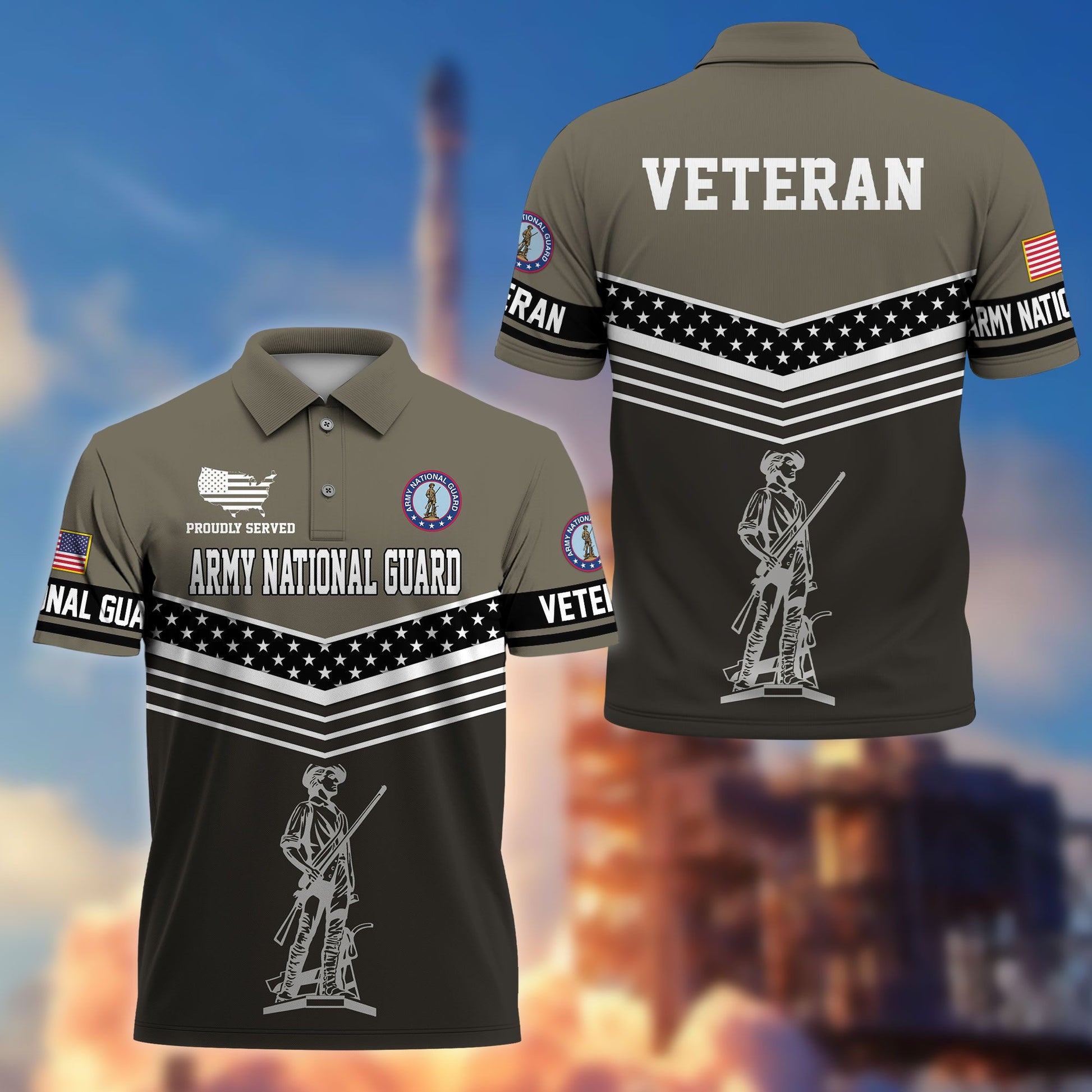 Premium US Veterans Polo Shirt BPHN060311, Gifts For US Veterans, Gifts For Dad, For Husband, Best Gifts On Father's Day, Armed Forces Day, Independence Day, Veterans Day.