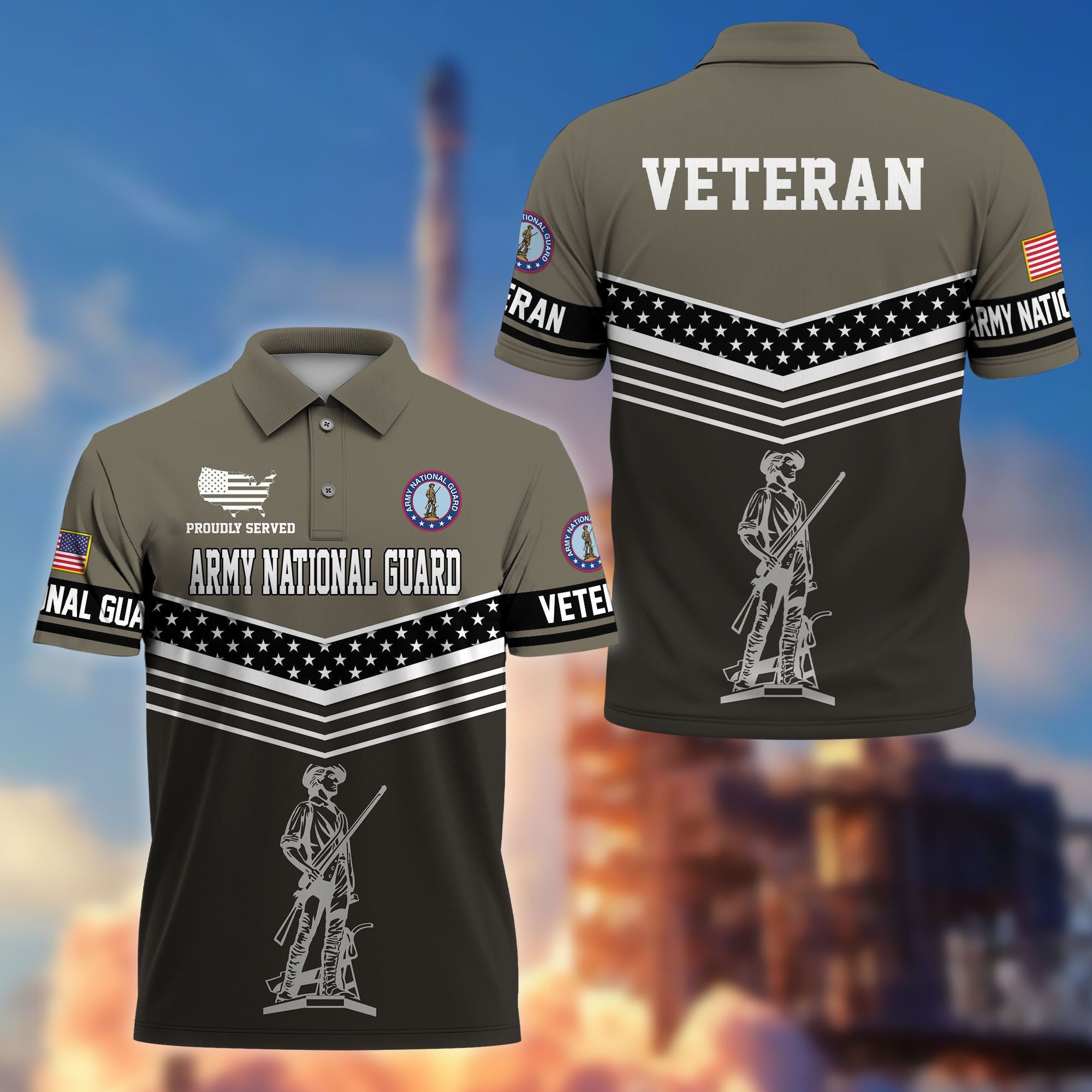 Premium US Veterans Polo Shirt BPHN060311, Gifts For US Veterans, Gifts For Dad, For Husband, Best Gifts On Father's Day, Armed Forces Day, Independence Day, Veterans Day.