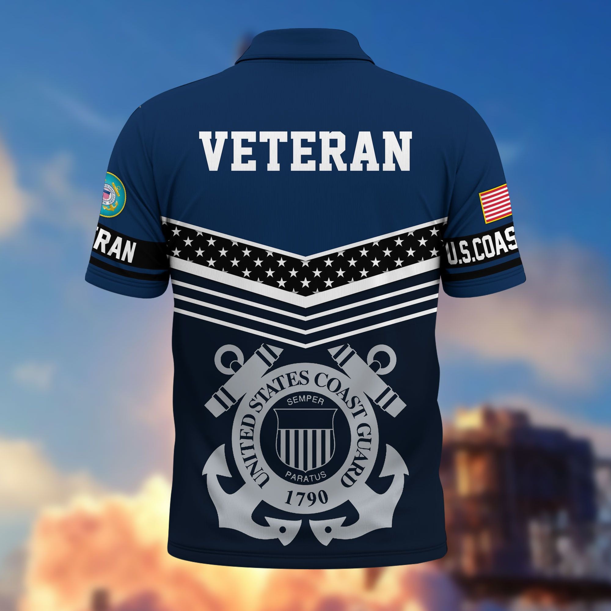 Premium US Veterans Polo Shirt BPHN060311, Gifts For US Veterans, Gifts For Dad, For Husband, Best Gifts On Father's Day, Armed Forces Day, Independence Day, Veterans Day.