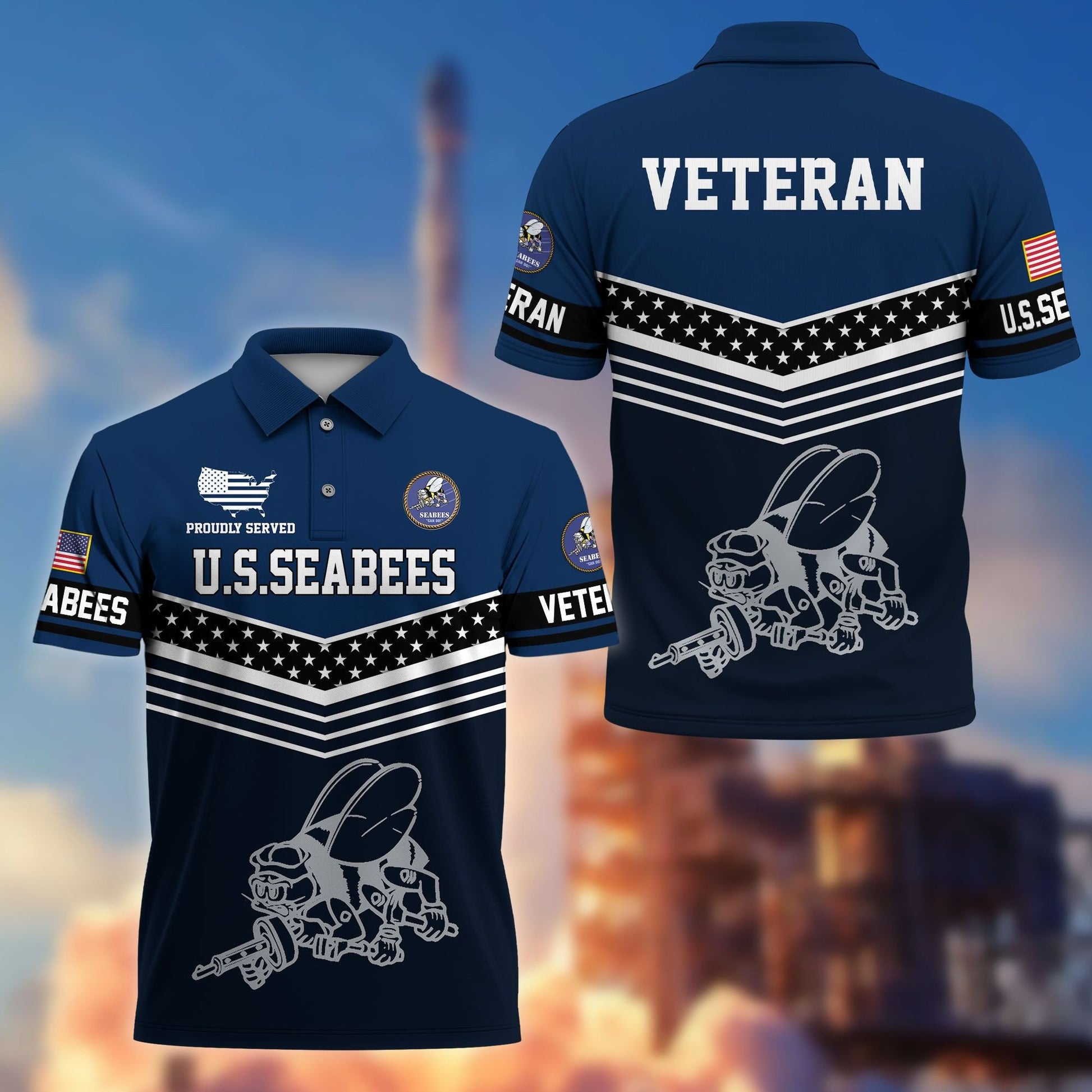 Premium US Veterans Polo Shirt BPHN060311, Gifts For US Veterans, Gifts For Dad, For Husband, Best Gifts On Father's Day, Armed Forces Day, Independence Day, Veterans Day.