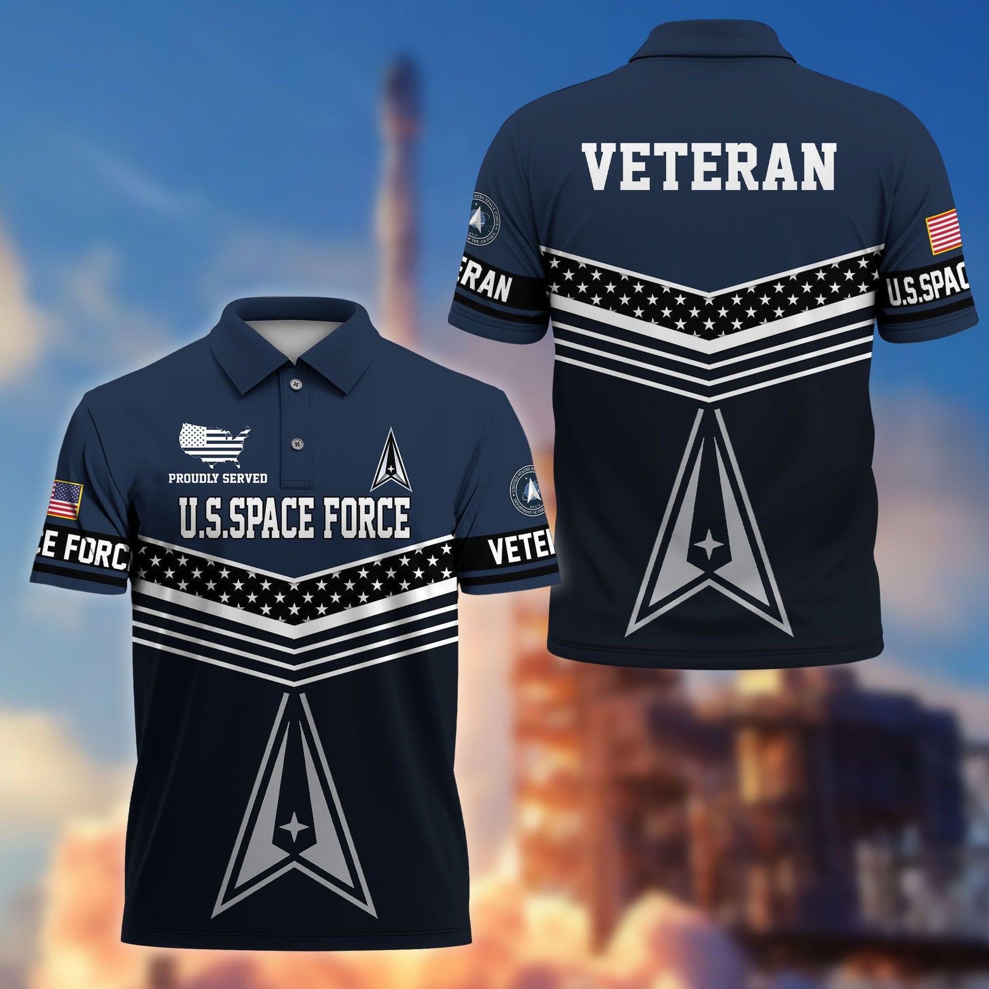 Premium US Veterans Polo Shirt BPHN060311, Gifts For US Veterans, Gifts For Dad, For Husband, Best Gifts On Father's Day, Armed Forces Day, Independence Day, Veterans Day.