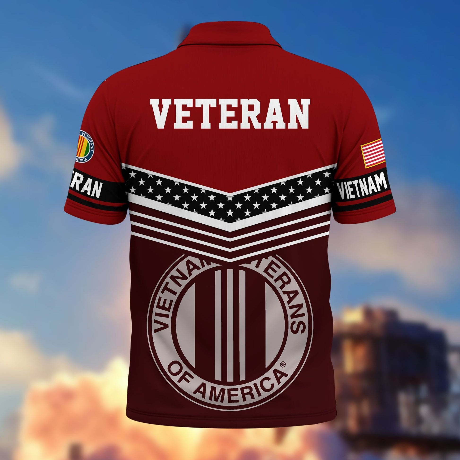Premium US Veterans Polo Shirt BPHN060311, Gifts For US Veterans, Gifts For Dad, For Husband, Best Gifts On Father's Day, Armed Forces Day, Independence Day, Veterans Day.