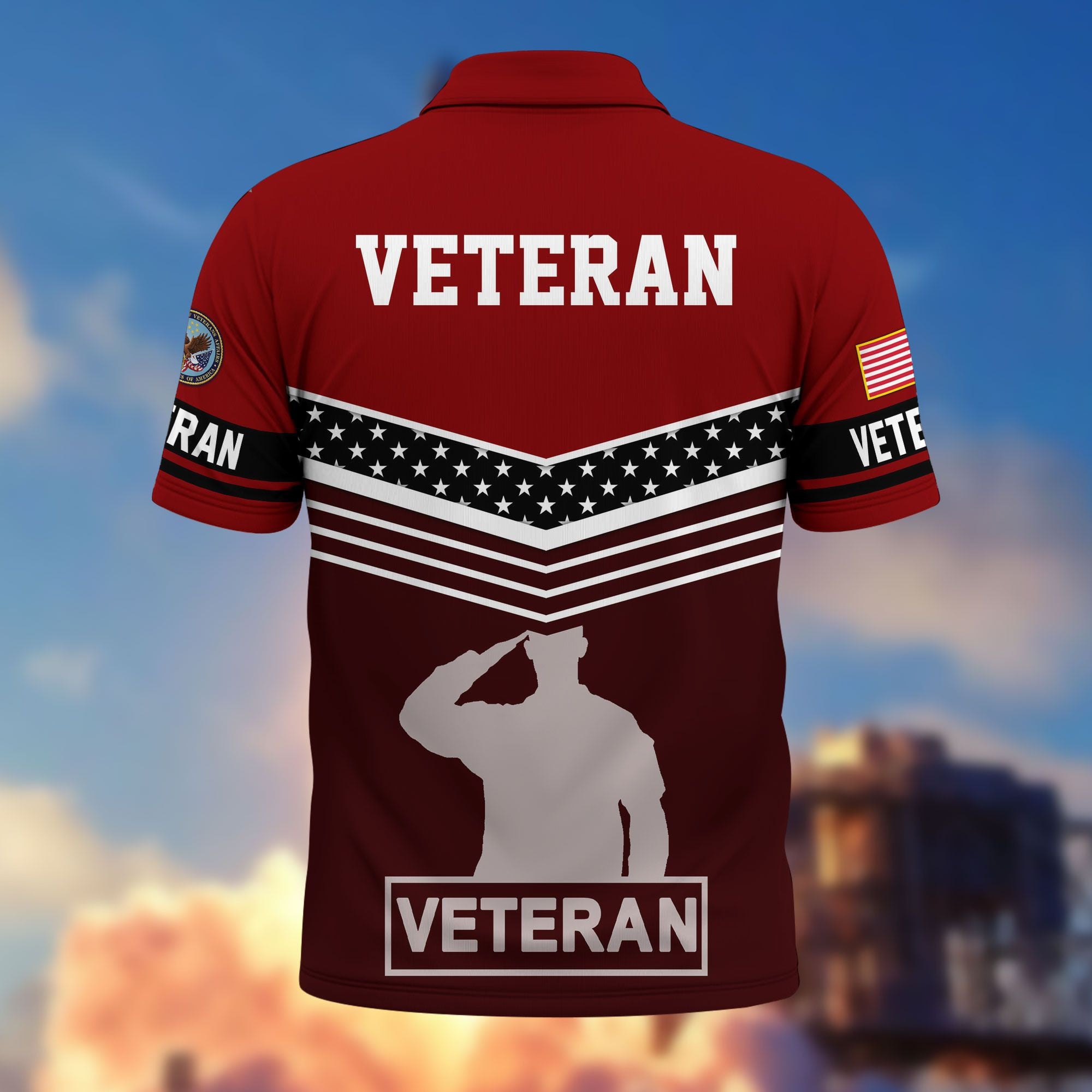 Premium US Veterans Polo Shirt BPHN060311, Gifts For US Veterans, Gifts For Dad, For Husband, Best Gifts On Father's Day, Armed Forces Day, Independence Day, Veterans Day.