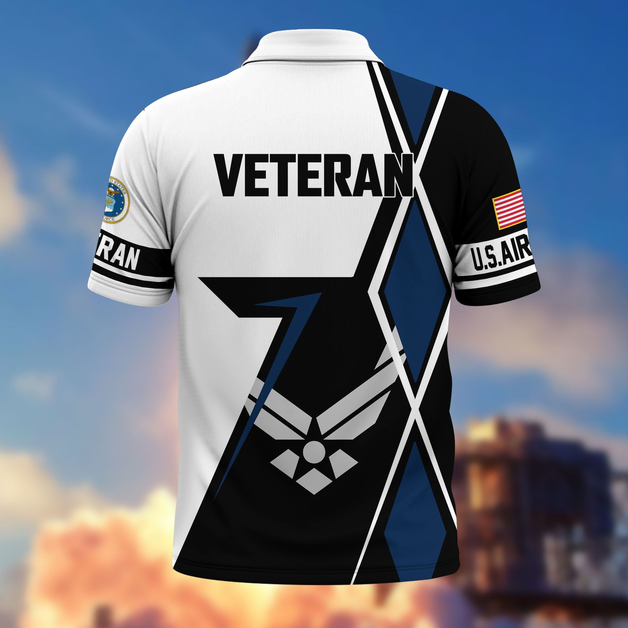Premium US Veterans Polo Shirt BPHN110311, Gifts For US Veterans, Gifts For Dad, For Husband, Best Gifts On Father's Day, Armed Forces Day, Independence Day, Veterans Day.