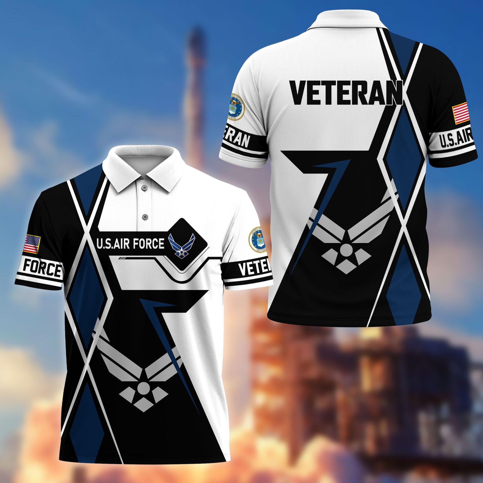 Premium US Veterans Polo Shirt BPHN110311, Gifts For US Veterans, Gifts For Dad, For Husband, Best Gifts On Father's Day, Armed Forces Day, Independence Day, Veterans Day.
