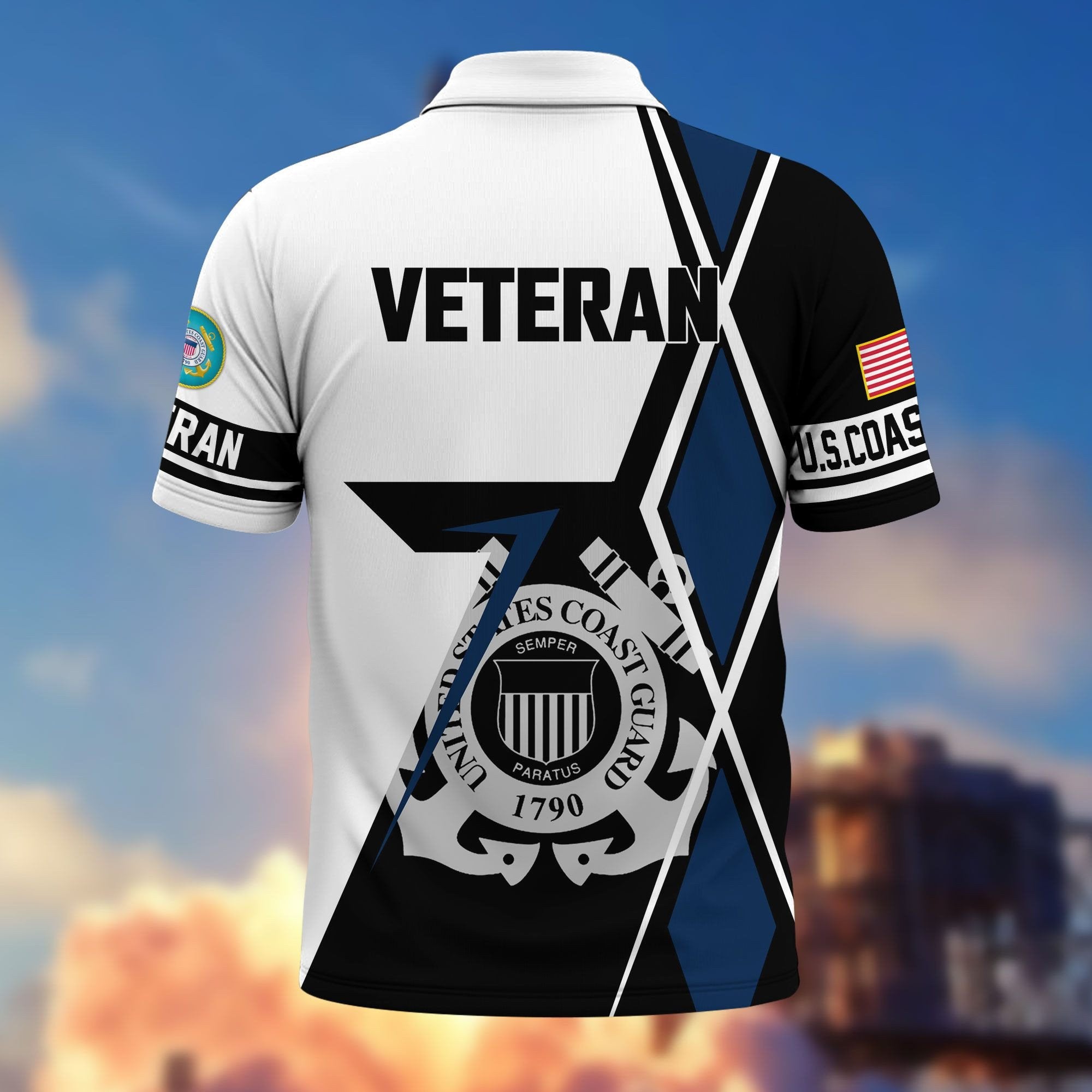 Premium US Veterans Polo Shirt BPHN110311, Gifts For US Veterans, Gifts For Dad, For Husband, Best Gifts On Father's Day, Armed Forces Day, Independence Day, Veterans Day.