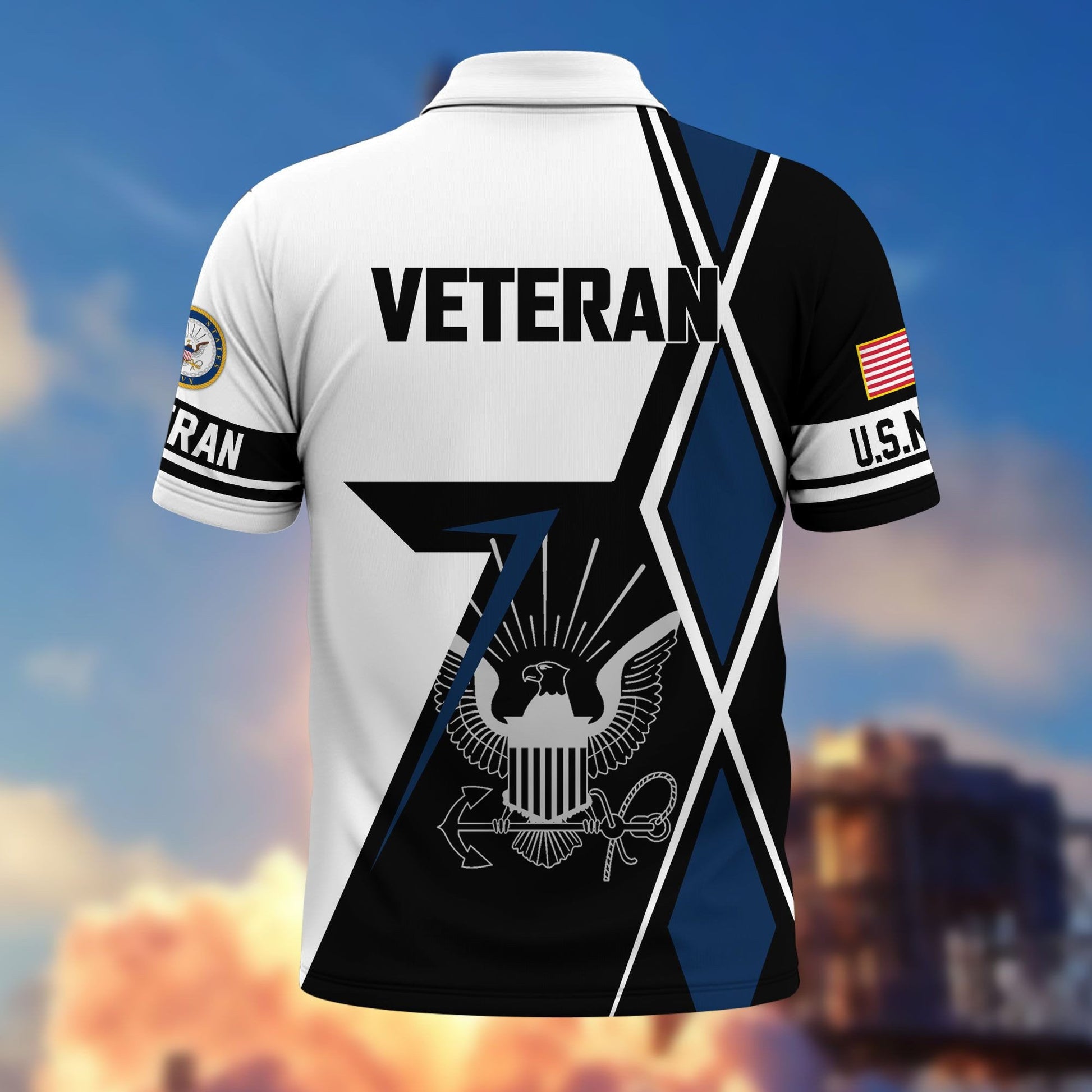 Premium US Veterans Polo Shirt BPHN110311, Gifts For US Veterans, Gifts For Dad, For Husband, Best Gifts On Father's Day, Armed Forces Day, Independence Day, Veterans Day.