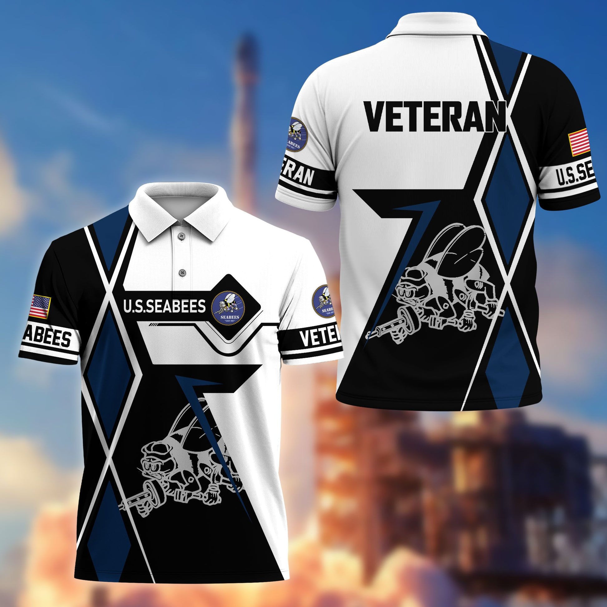 Premium US Veterans Polo Shirt BPHN110311, Gifts For US Veterans, Gifts For Dad, For Husband, Best Gifts On Father's Day, Armed Forces Day, Independence Day, Veterans Day.