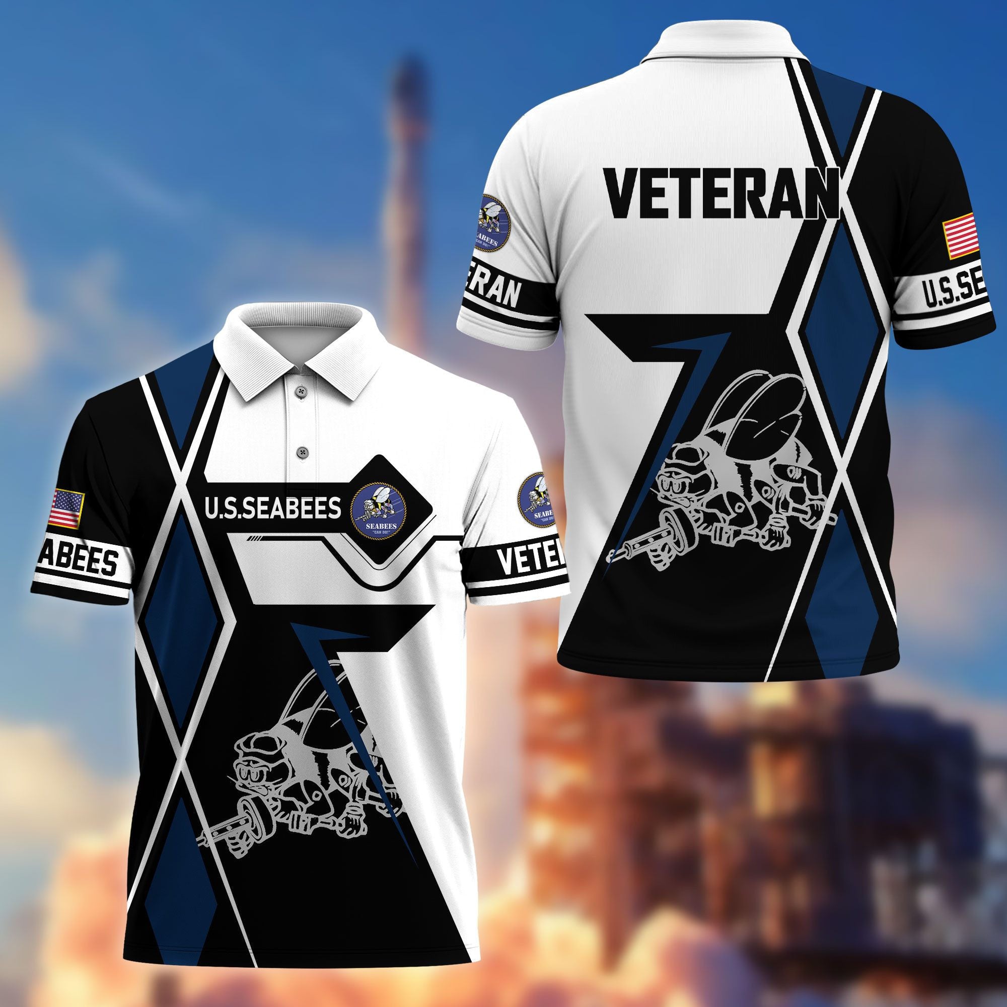 Premium US Veterans Polo Shirt BPHN110311, Gifts For US Veterans, Gifts For Dad, For Husband, Best Gifts On Father's Day, Armed Forces Day, Independence Day, Veterans Day.