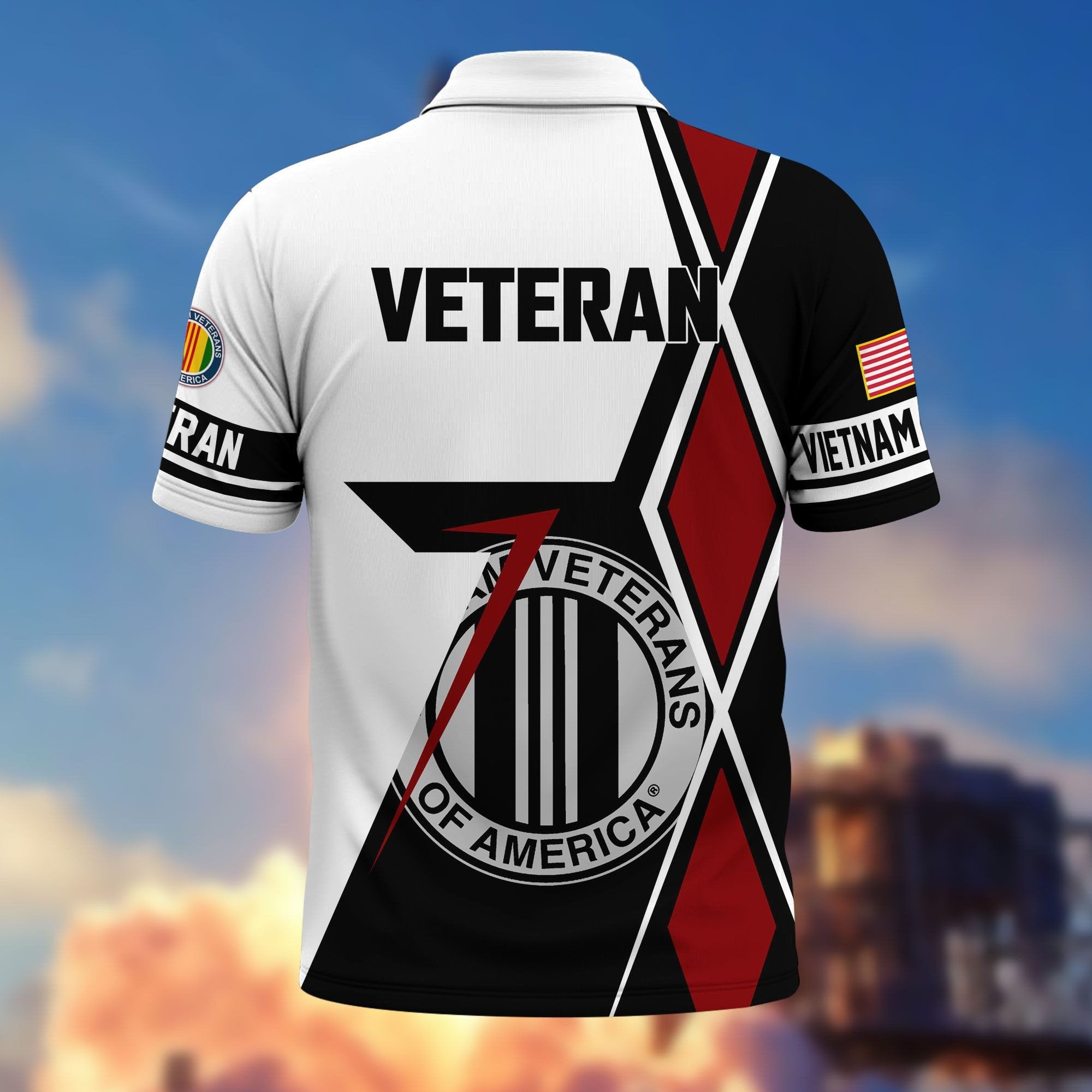 Premium US Veterans Polo Shirt BPHN110311, Gifts For US Veterans, Gifts For Dad, For Husband, Best Gifts On Father's Day, Armed Forces Day, Independence Day, Veterans Day.