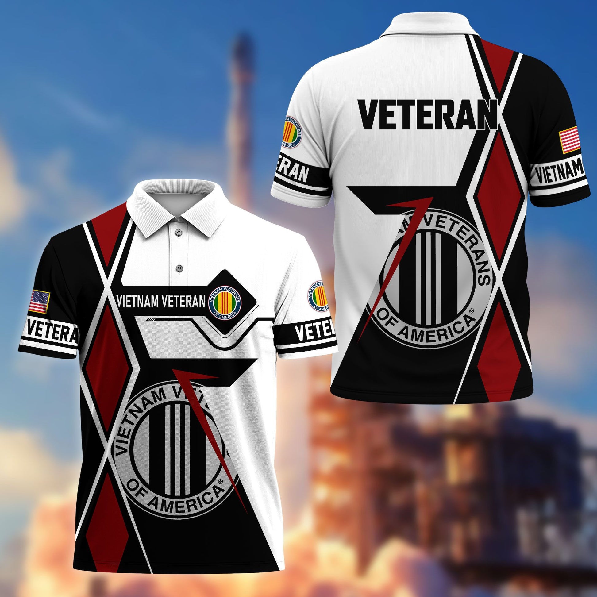 Premium US Veterans Polo Shirt BPHN110311, Gifts For US Veterans, Gifts For Dad, For Husband, Best Gifts On Father's Day, Armed Forces Day, Independence Day, Veterans Day.