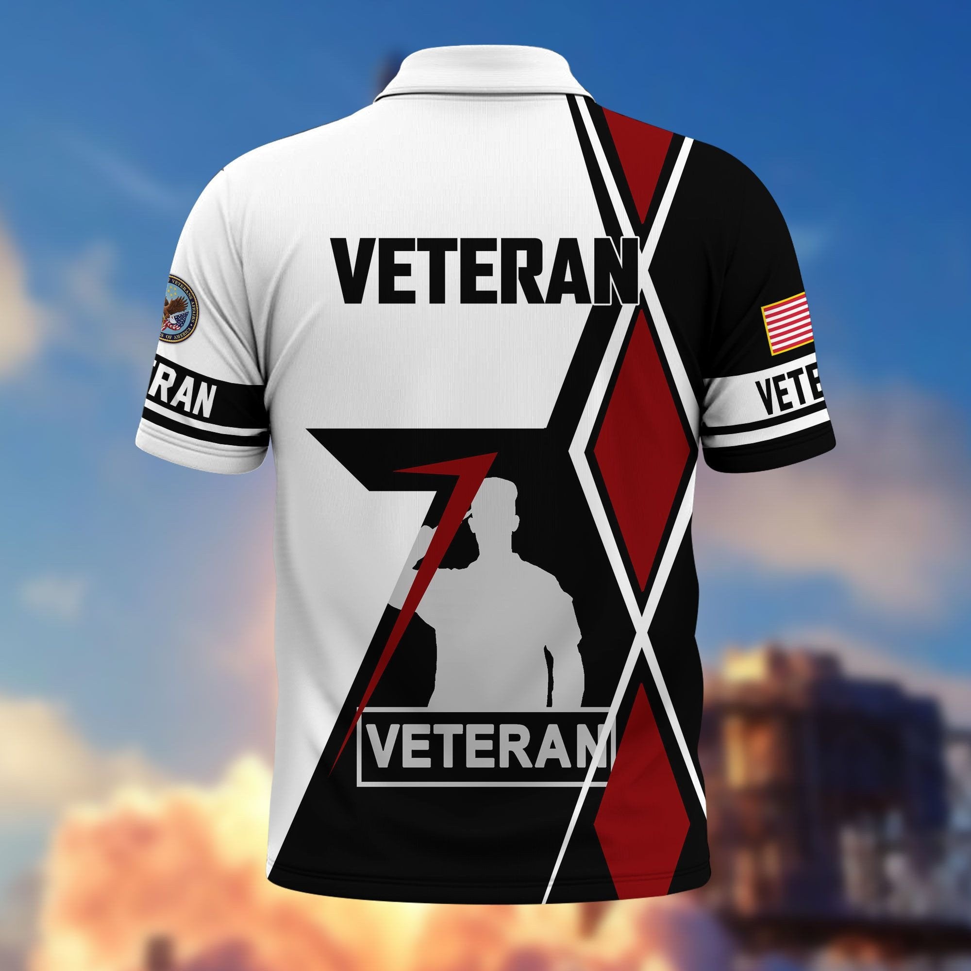Premium US Veterans Polo Shirt BPHN110311, Gifts For US Veterans, Gifts For Dad, For Husband, Best Gifts On Father's Day, Armed Forces Day, Independence Day, Veterans Day.