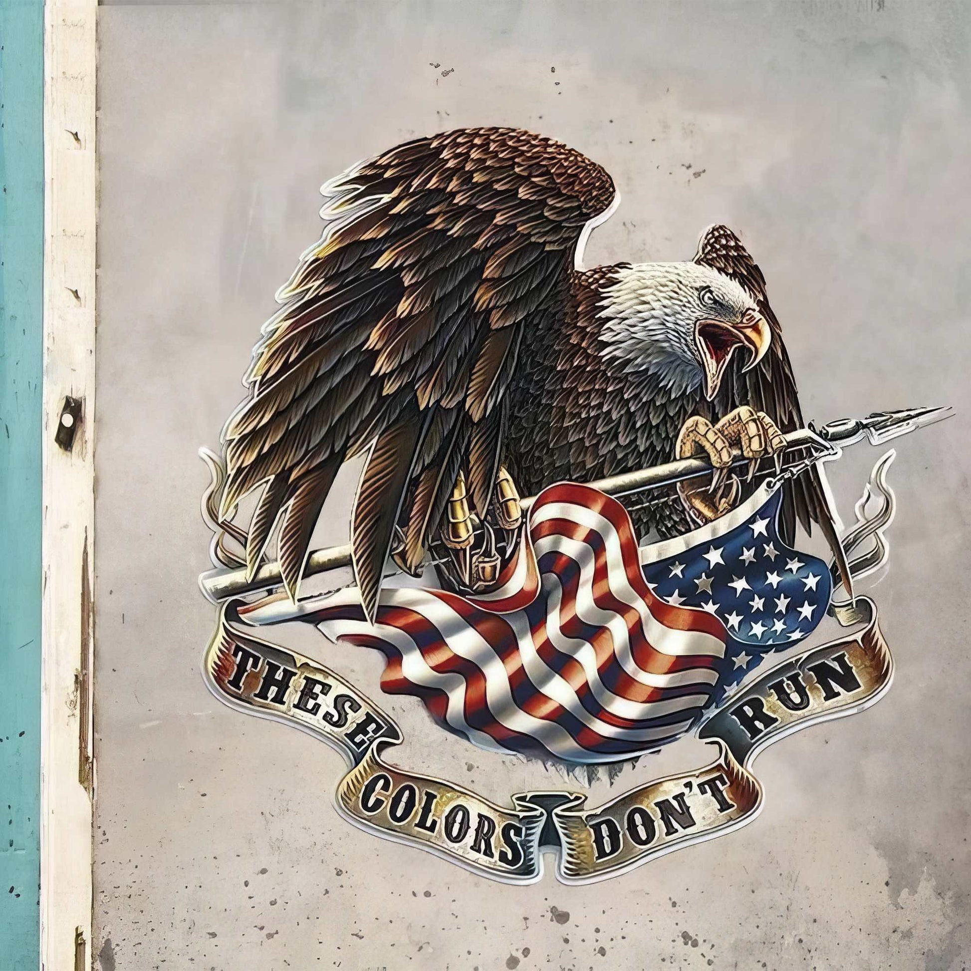 Premium Custom US Veteran Metal Signs VPVC901028, Gifts For US Veteran, American Flag and Eagle Home Decor
