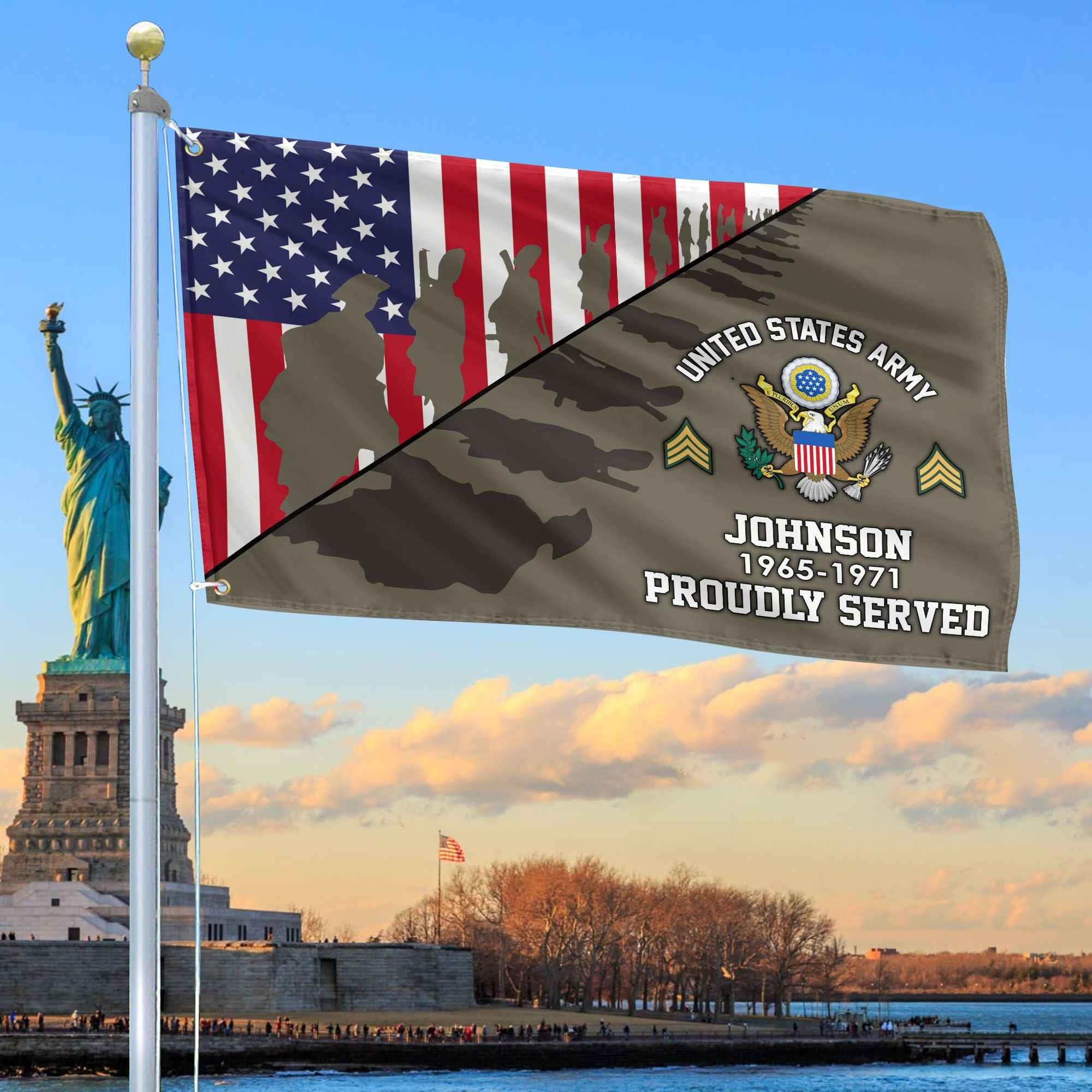 Premium Custom US Army Grommet Flag VPVC109510, Gifts For Army Veteran, Gifts For Dad, For Husband, Best Gifts On Father's Day, Armed Forces Day, Independence Day, Veterans Day.