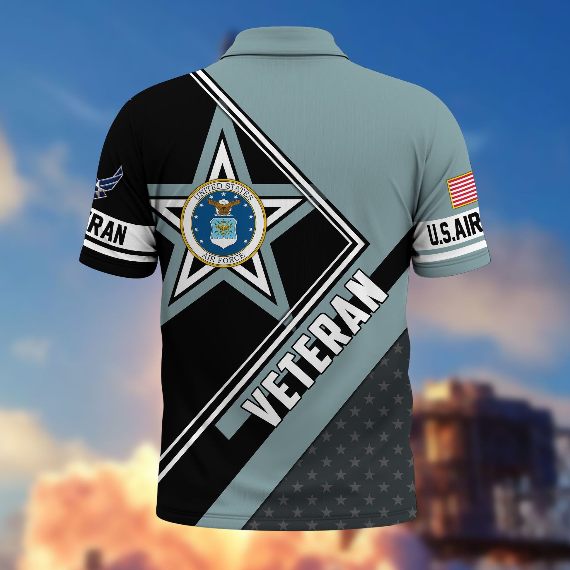 Premium US Veterans Polo Shirt BPHN120311, Gifts For US Veterans, Gifts For Dad, For Husband, Best Gifts On Father's Day, Armed Forces Day, Independence Day, Veterans Day.