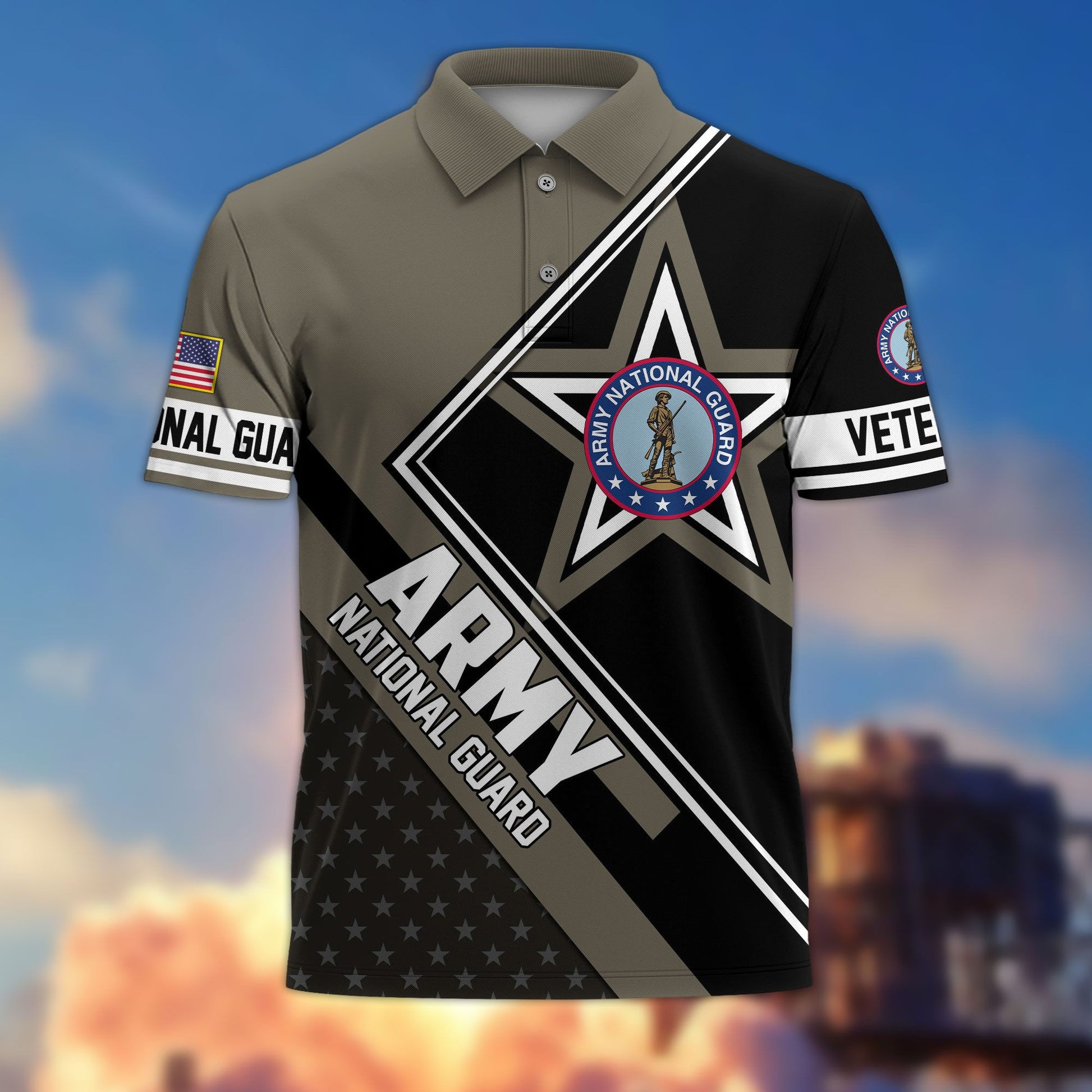 Premium US Veterans Polo Shirt BPHN120311, Gifts For US Veterans, Gifts For Dad, For Husband, Best Gifts On Father's Day, Armed Forces Day, Independence Day, Veterans Day.