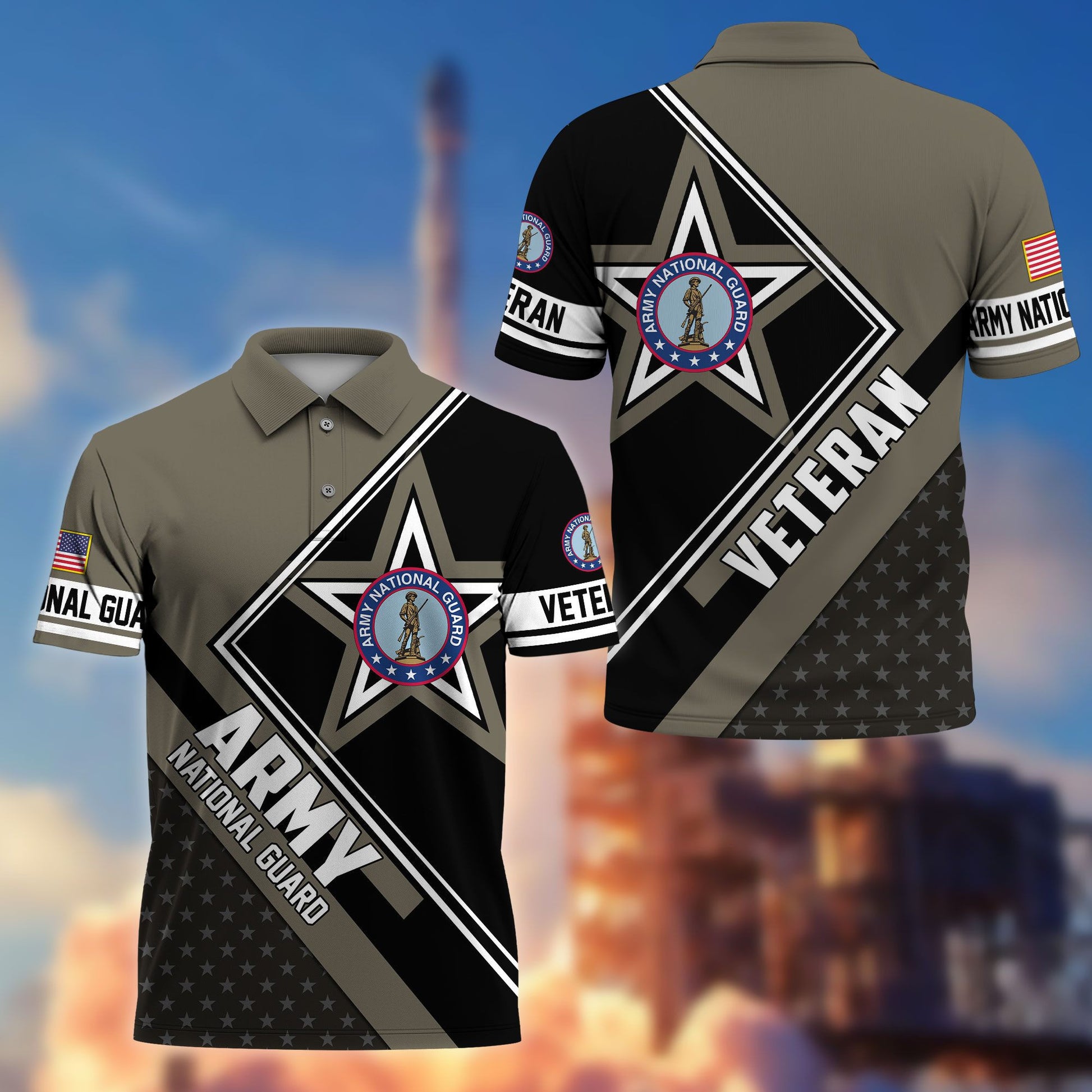 Premium US Veterans Polo Shirt BPHN120311, Gifts For US Veterans, Gifts For Dad, For Husband, Best Gifts On Father's Day, Armed Forces Day, Independence Day, Veterans Day.