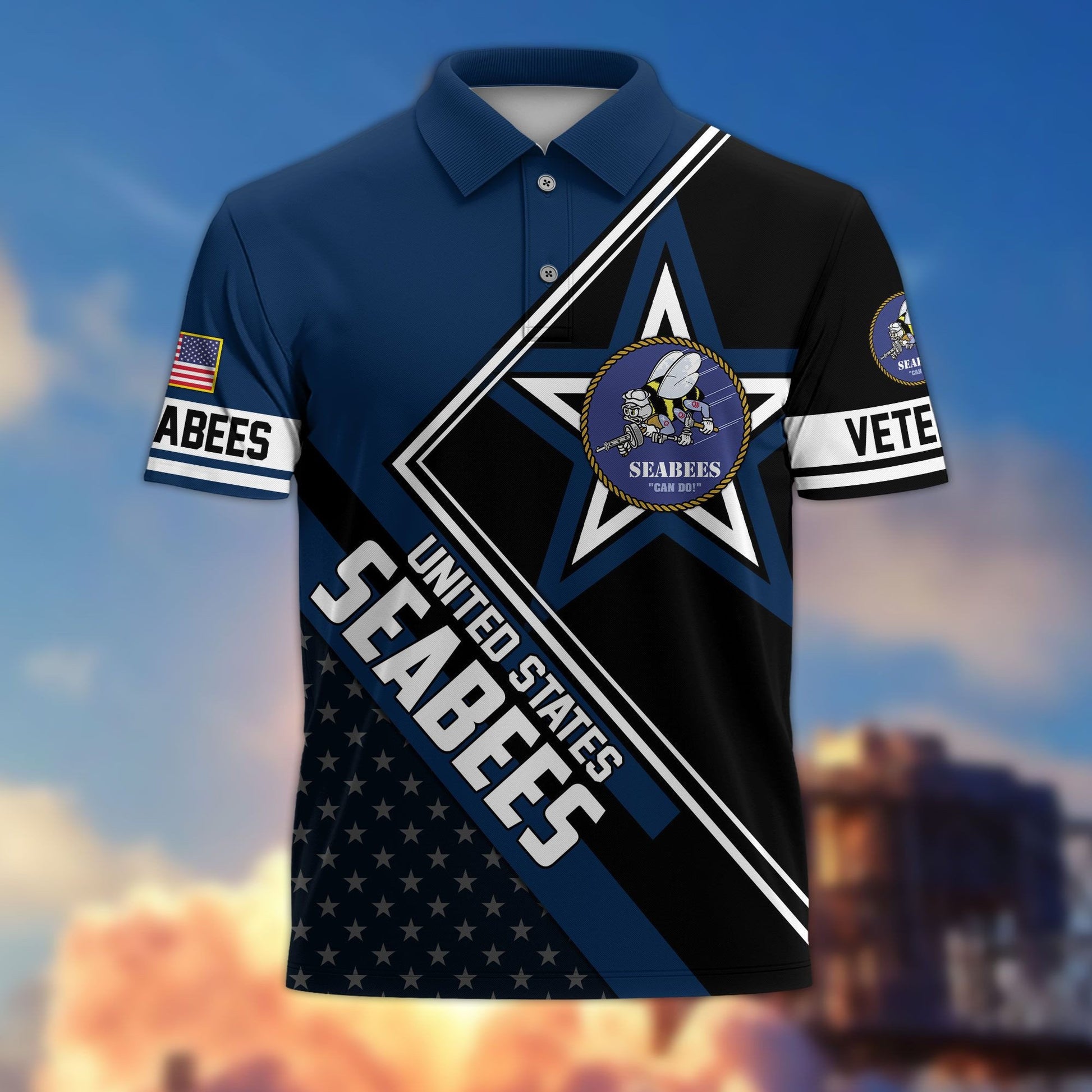 Premium US Veterans Polo Shirt BPHN120311, Gifts For US Veterans, Gifts For Dad, For Husband, Best Gifts On Father's Day, Armed Forces Day, Independence Day, Veterans Day.