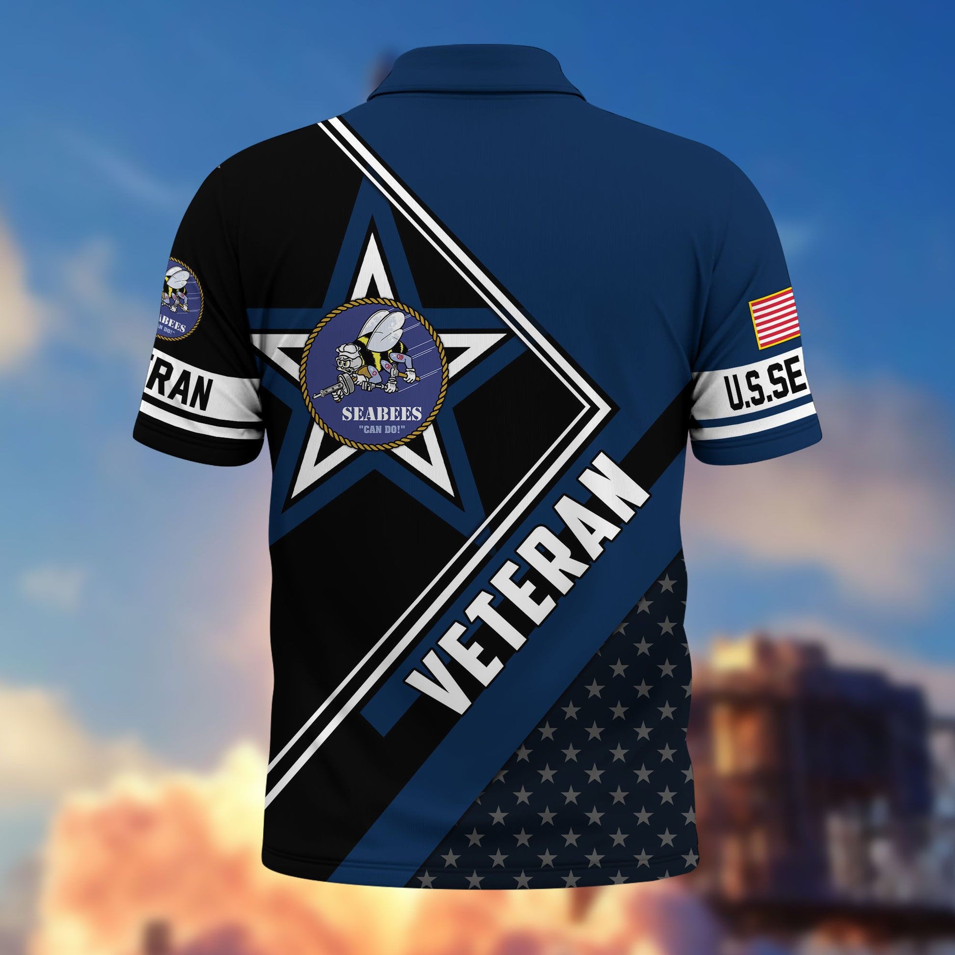 Premium US Veterans Polo Shirt BPHN120311, Gifts For US Veterans, Gifts For Dad, For Husband, Best Gifts On Father's Day, Armed Forces Day, Independence Day, Veterans Day.