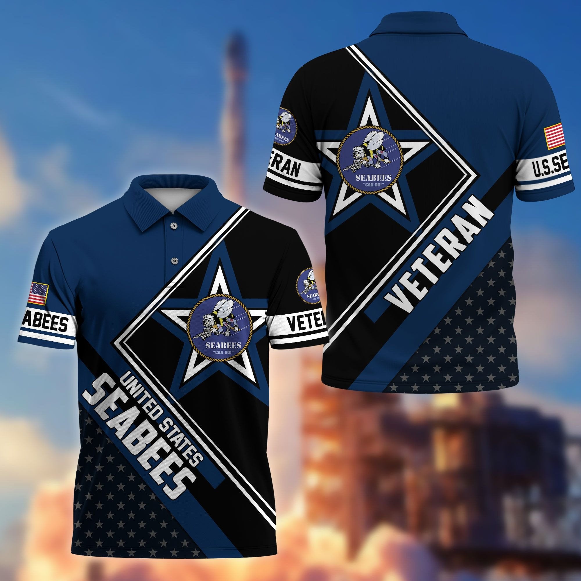 Premium US Veterans Polo Shirt BPHN120311, Gifts For US Veterans, Gifts For Dad, For Husband, Best Gifts On Father's Day, Armed Forces Day, Independence Day, Veterans Day.