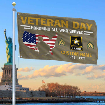 Premium Custom US Army Grommet Flag VPVC105610, Gifts For Army Veteran, Gifts For Dad, For Husband, Best Gifts On Father's Day, Armed Forces Day, Independence Day, Veterans Day.