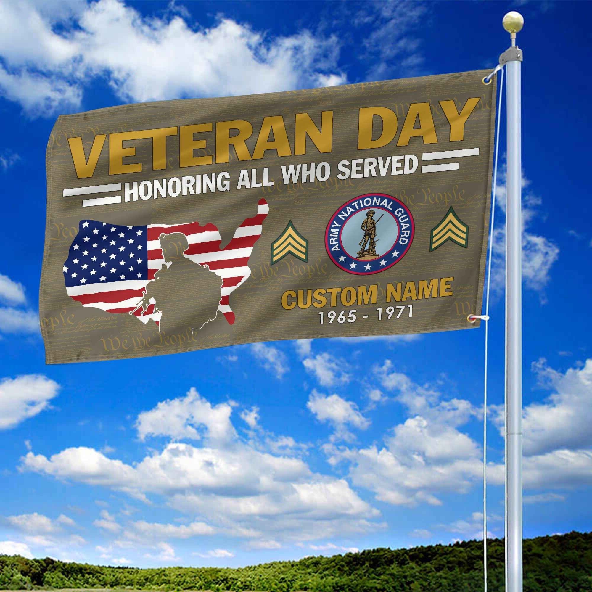Premium Custom US Army National Guard Grommet Flag VPVC105608, Gifts For Army National Guard Veteran, Gifts For Dad, For Husband, Best Gifts On Father's Day, Armed Forces Day, Independence Day, Veterans Day.