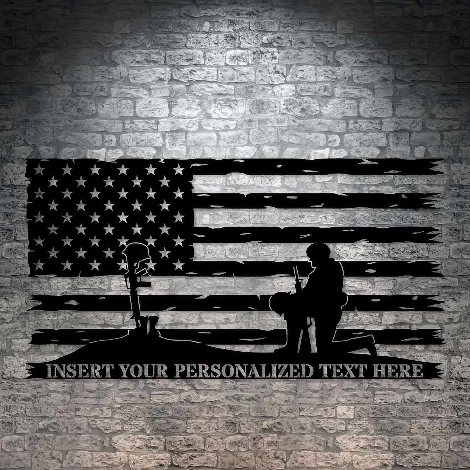 Premium Custom US Veteran Metal Signs VPVC901048, Gifts For US Veteran, Gifts For Memorial Day