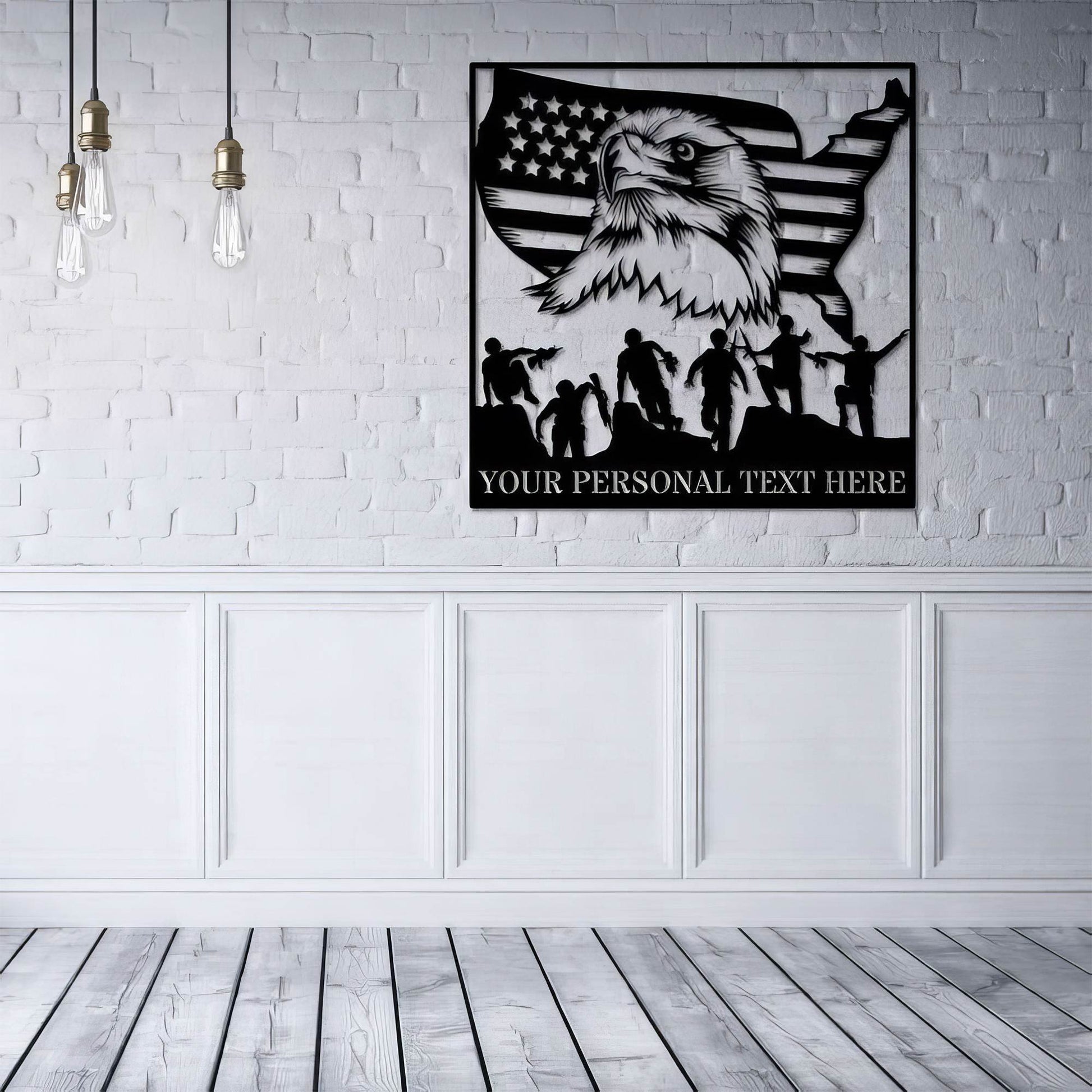 Premium Custom US Veteran Metal Signs VPVC901100, Gifts For US Veterans, Military Team Sign Army Veteran Day Patriotic Decor Gift