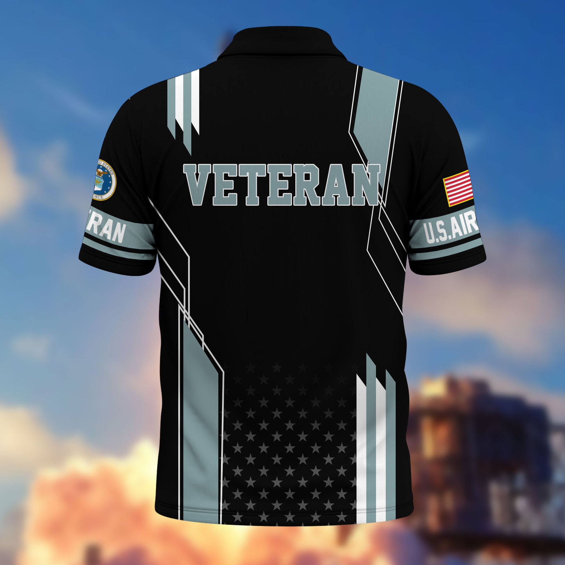 Premium US Veterans Polo Shirt BPHN100311, Gifts For US Veterans, Best Gifts On Father's Day, Armed Forces Day, Independence Day, Veterans Day.