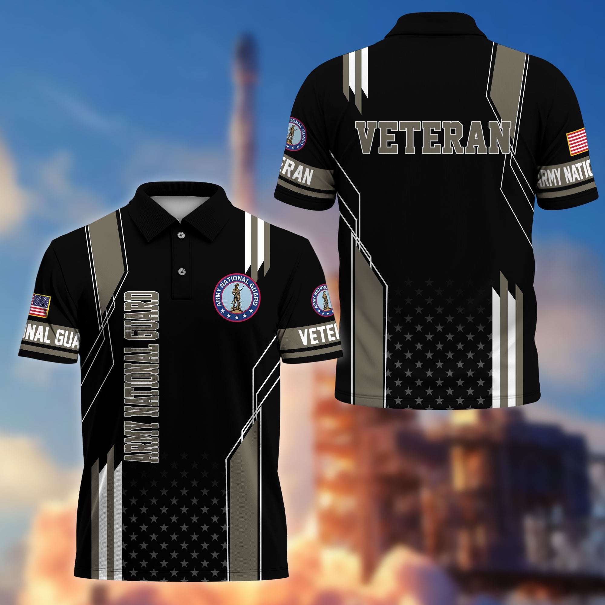 Premium US Veterans Polo Shirt BPHN100311, Gifts For US Veterans, Best Gifts On Father's Day, Armed Forces Day, Independence Day, Veterans Day.