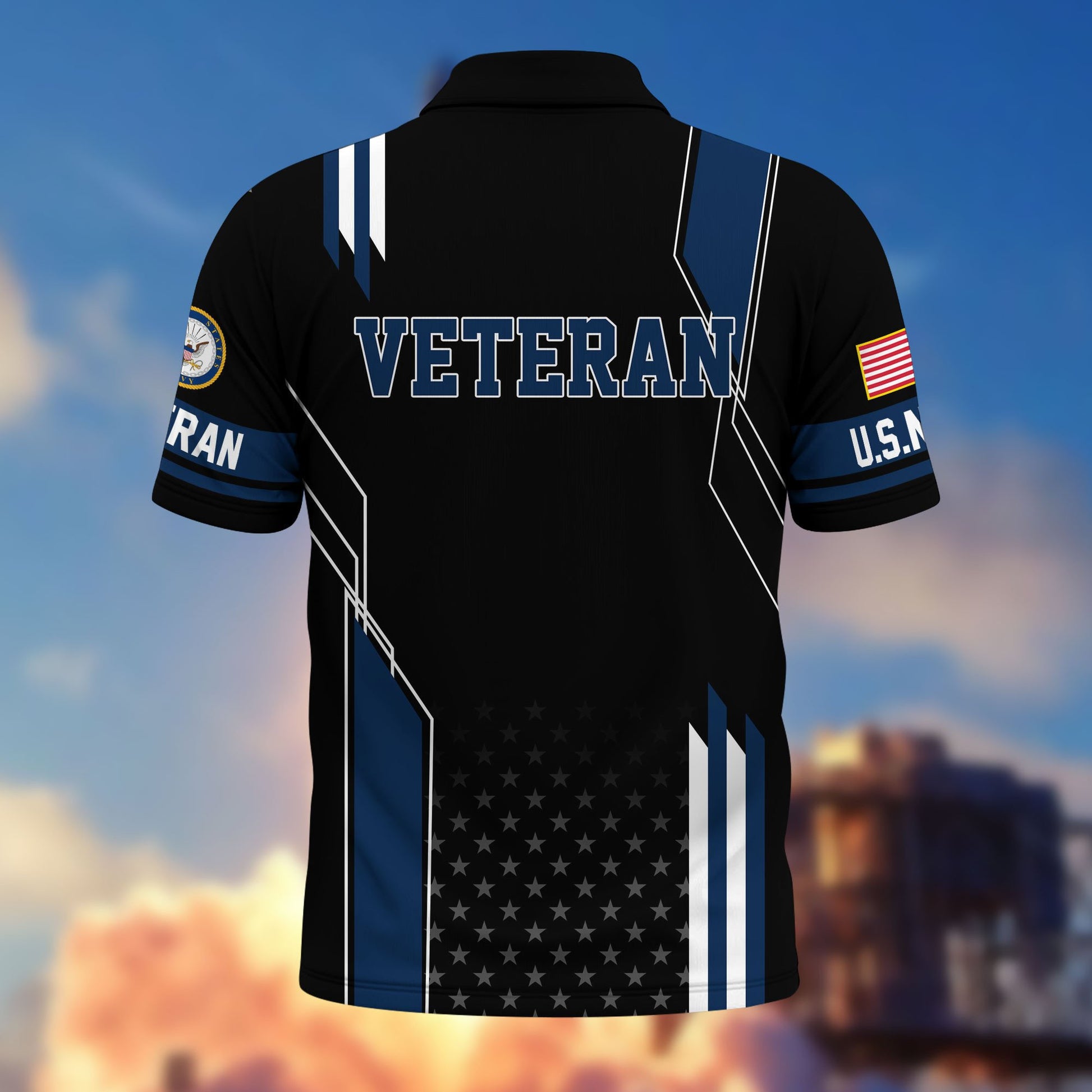 Premium US Veterans Polo Shirt BPHN100311, Gifts For US Veterans, Best Gifts On Father's Day, Armed Forces Day, Independence Day, Veterans Day.