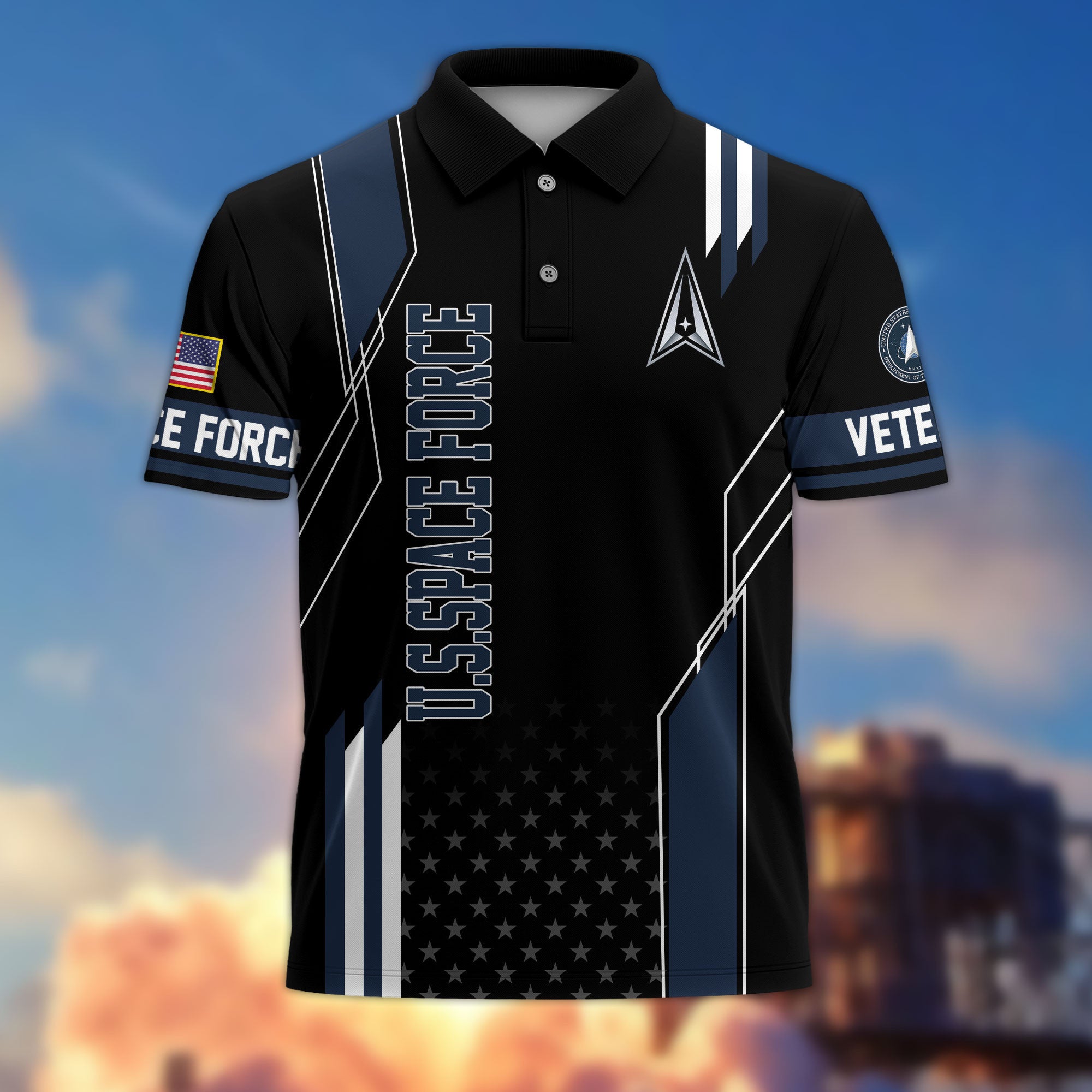 Premium US Veterans Polo Shirt BPHN100311, Gifts For US Veterans, Best Gifts On Father's Day, Armed Forces Day, Independence Day, Veterans Day.