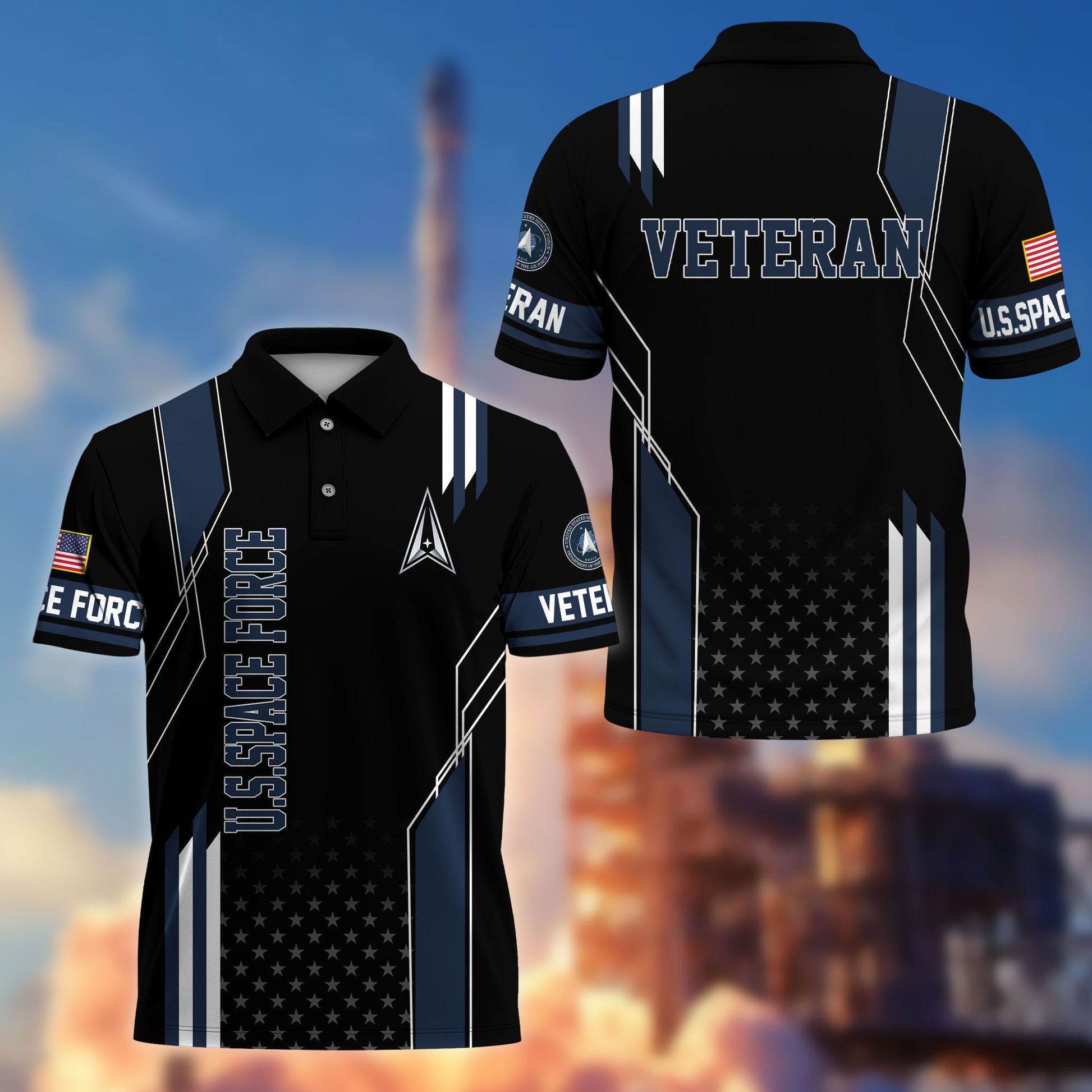 Premium US Veterans Polo Shirt BPHN100311, Gifts For US Veterans, Best Gifts On Father's Day, Armed Forces Day, Independence Day, Veterans Day.