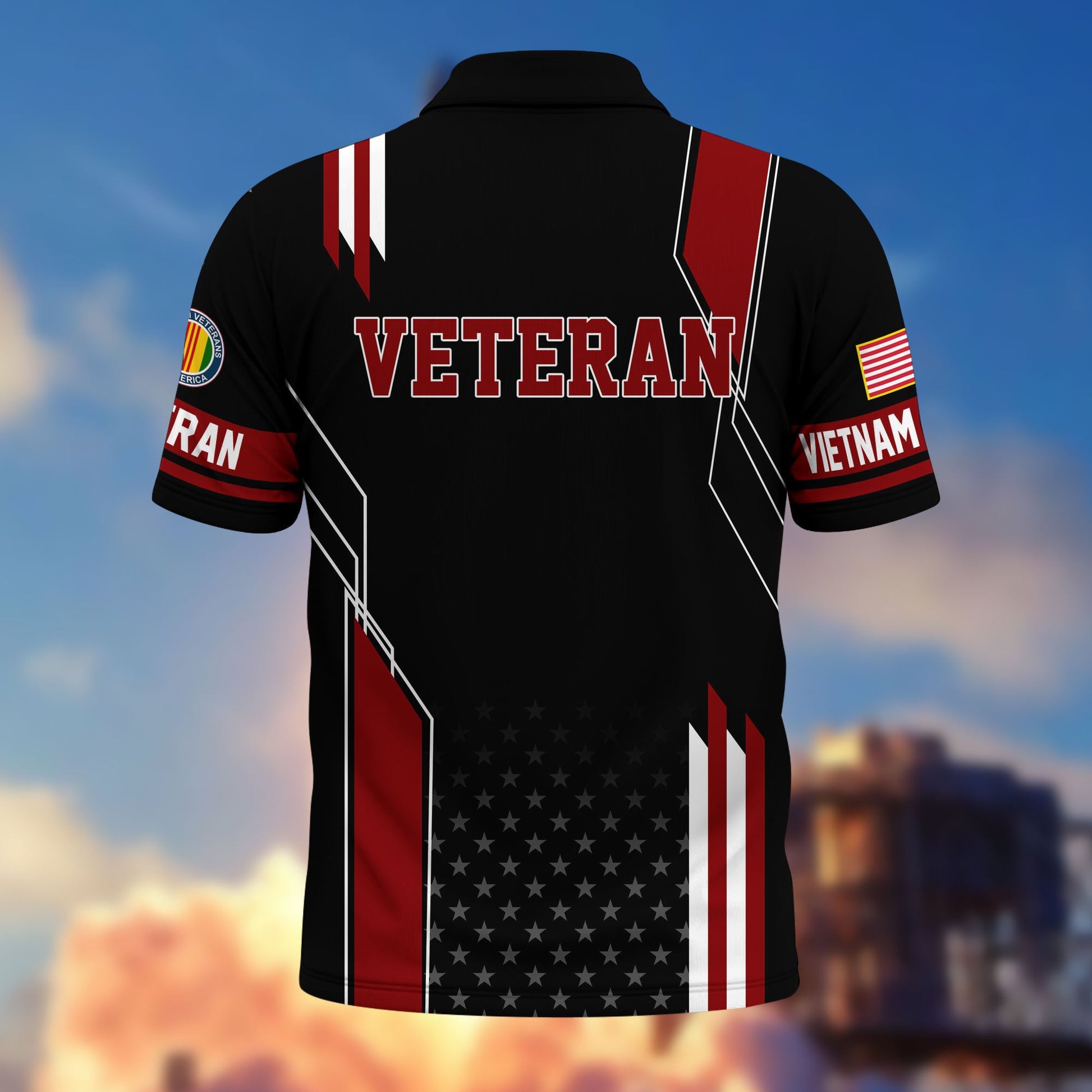 Premium US Veterans Polo Shirt BPHN100311, Gifts For US Veterans, Best Gifts On Father's Day, Armed Forces Day, Independence Day, Veterans Day.