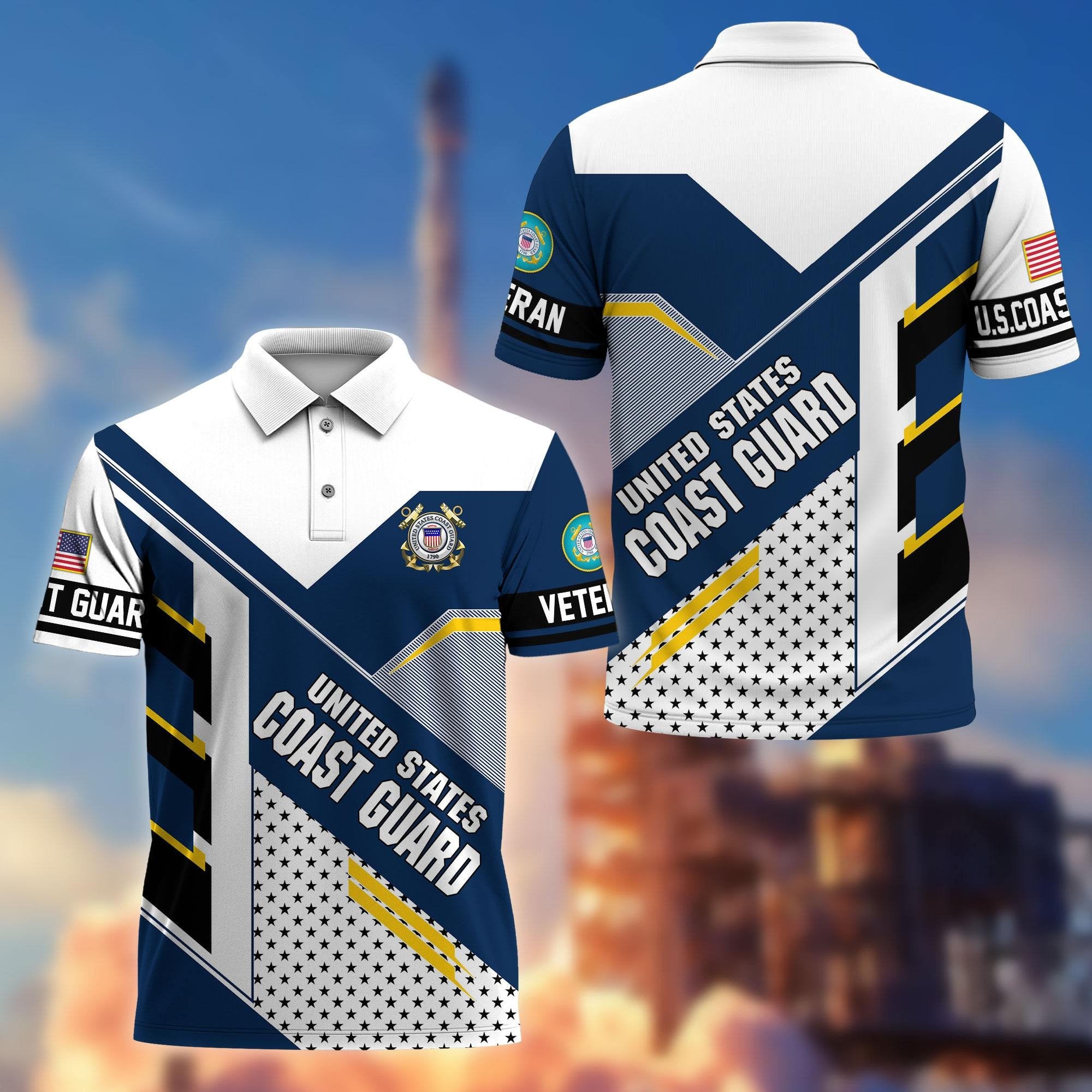 Premium US Veterans Polo Shirt BPHN140311, Gifts For US Veterans, Best Gifts On Father's Day, Armed Forces Day, Independence Day, Veterans Day.