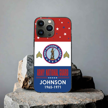 US Army National Guard Custom Phone Case VPVC501808, Gifts For Army National Guard Veteran, Best Gifts On Father's Day, Armed Forces Day, Independence Day, Veterans Day.
