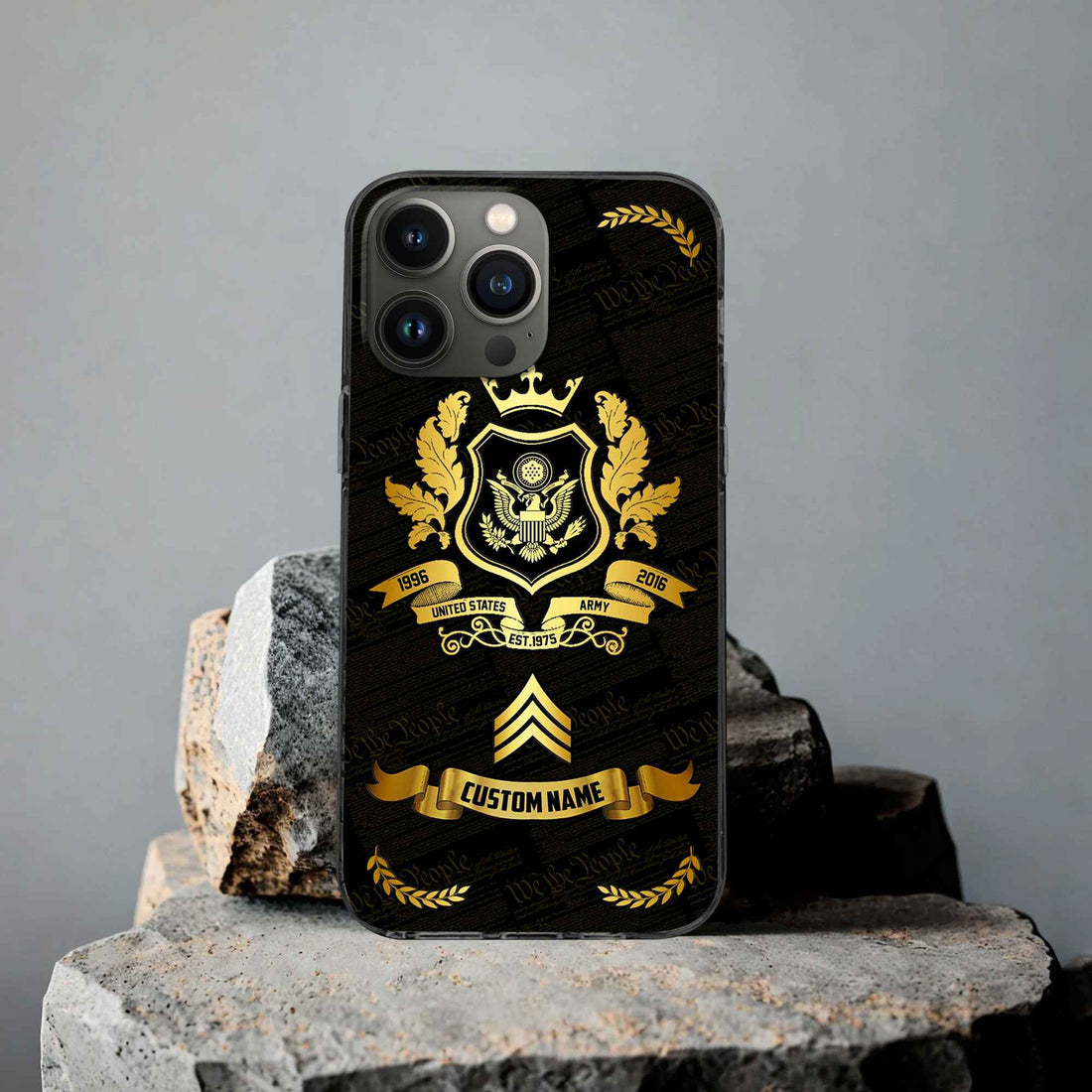 Premium Custom US Army Phone Case VPVC502001, Gifts For Army Veteran, Gifts For Dad, For Husband, Best Gifts On Father's Day, Armed Forces Day, Independence Day, Veterans Day.