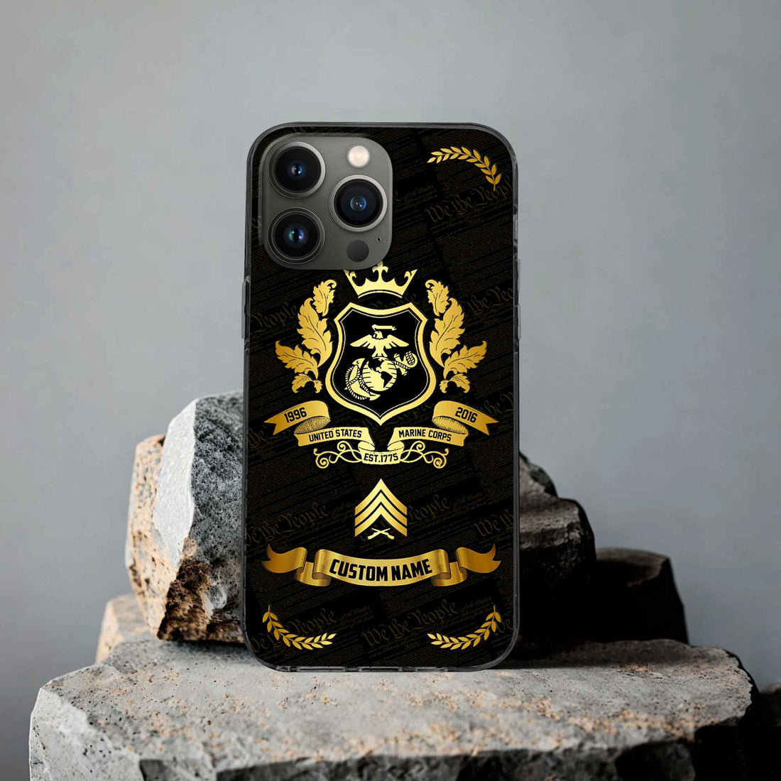 Premium Custom USMC Phone Case VPVC502003, Gifts For Marine Veteran, Gifts For Dad, For Husband, Best Gifts On Father's Day, Armed Forces Day, Independence Day, Veterans Day.