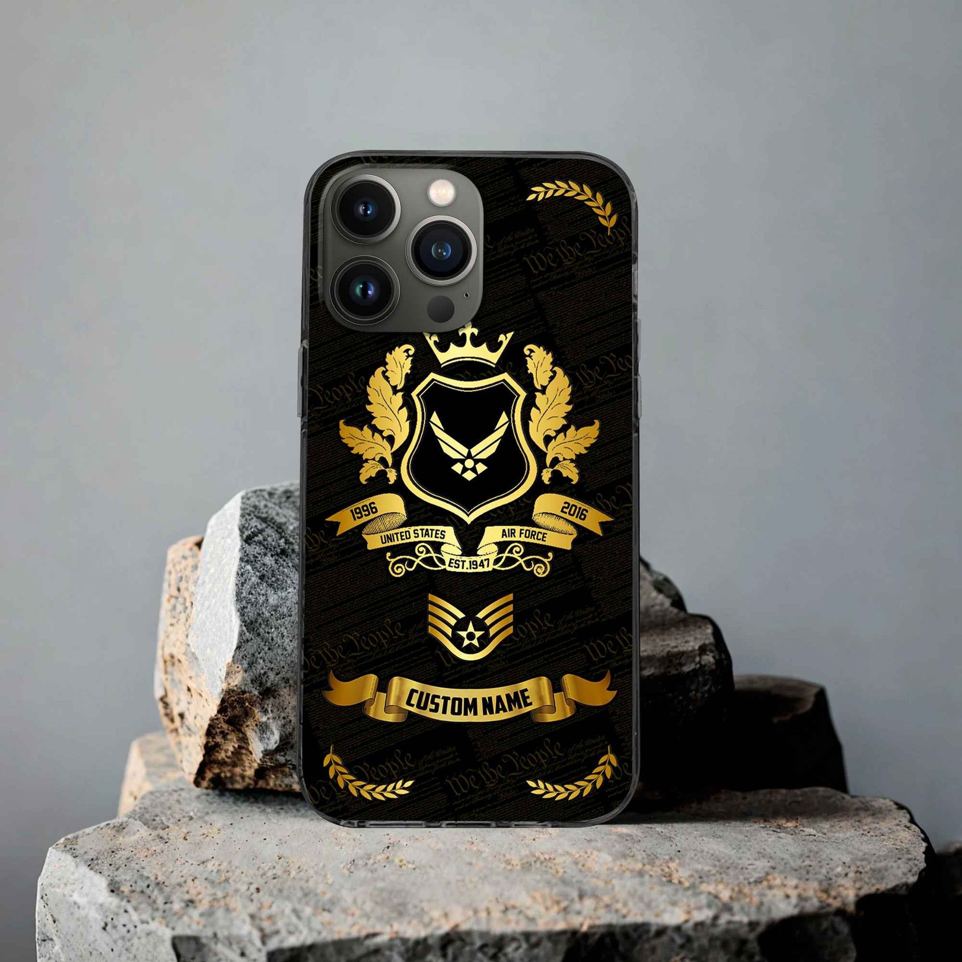 Premium Custom USAF Phone Case VPVC502004, Gifts For Air Force Veteran, Gifts For Dad, For Husband, Best Gifts On Father's Day, Armed Forces Day, Independence Day, Veterans Day.
